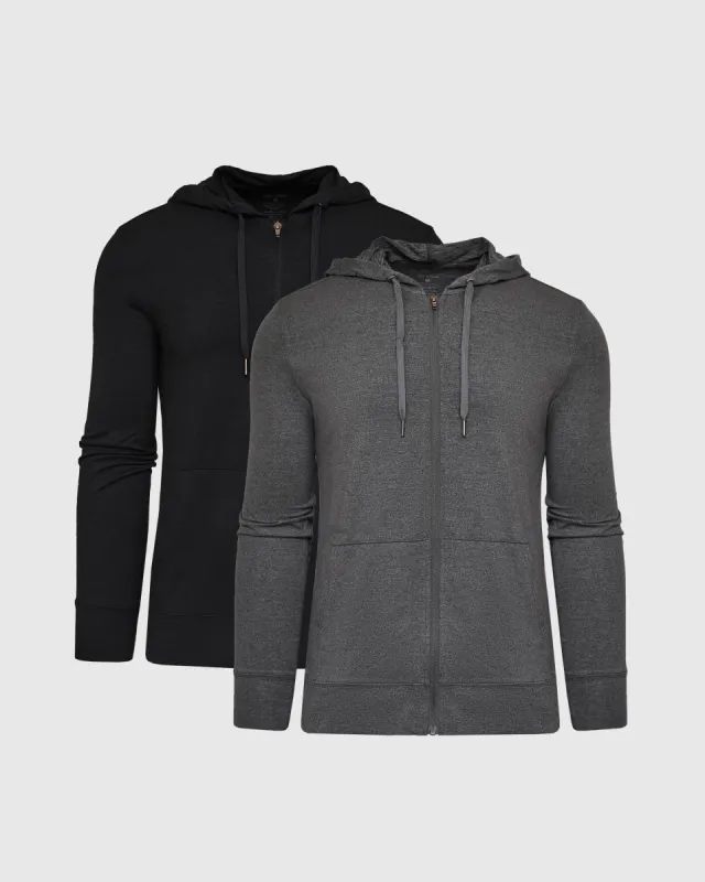 Dark Hues Active Comfort Full Zip 2-Pack sold by True Classic