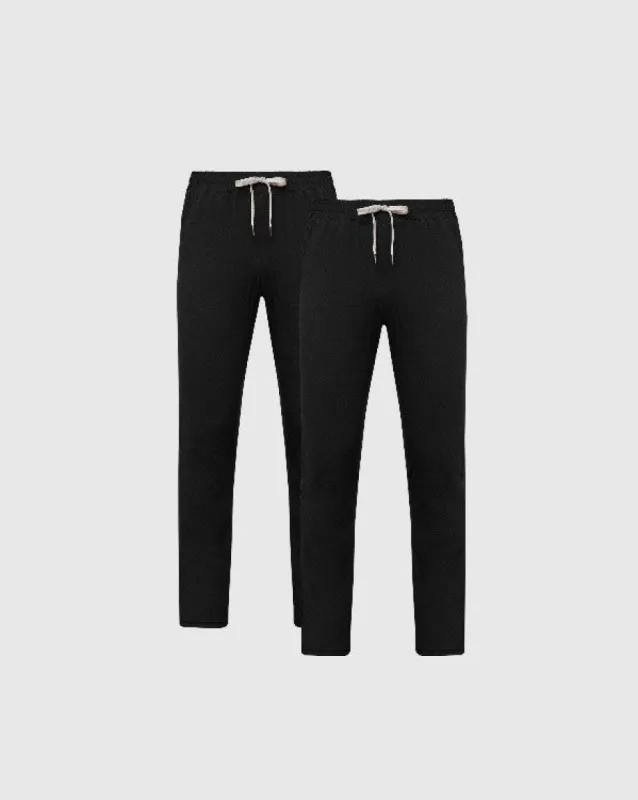 All Black Active Comfort Pant 2-Pack sold by True Classic