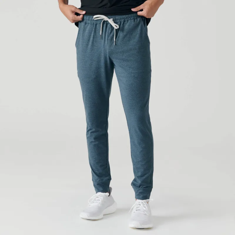Dark Heather Indigo Active Joggers sold by True Classic
