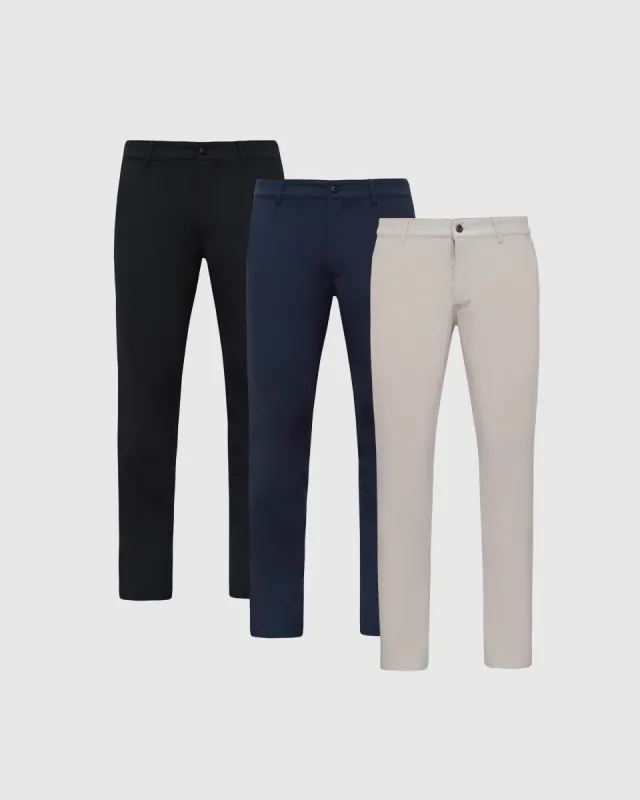 Core Color Commuter Pant 3-Pack sold by True Classic
