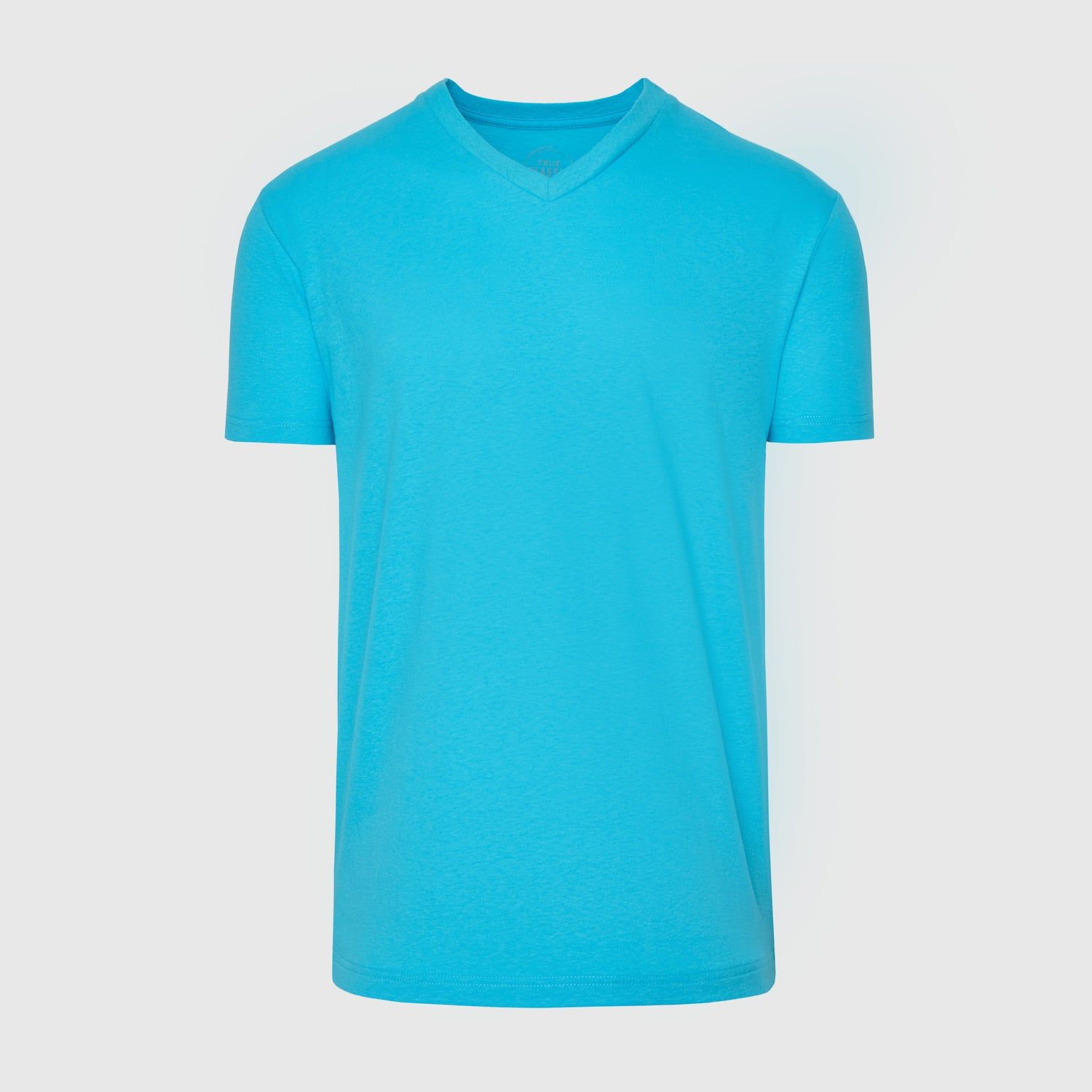 Turquoise V-Neck T-Shirt sold by True Classic product image thumbnail 2