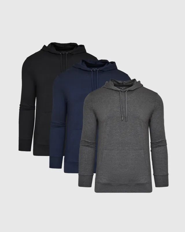 Multi Active Comfort Pullover Hoodie 3-Pack sold by True Classic