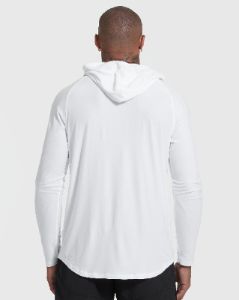 White Active Hoodie sold by True Classic