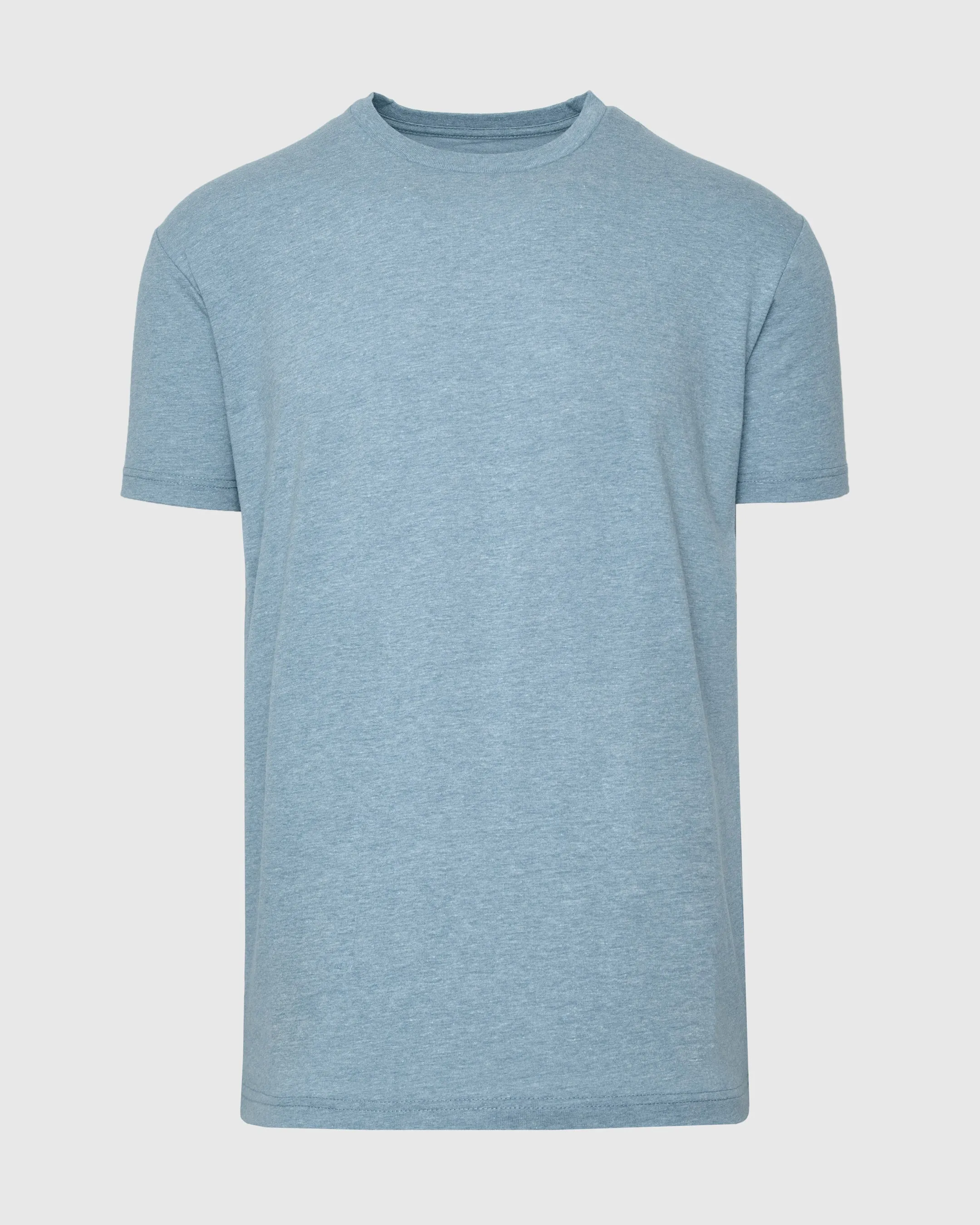 Heather Sapphire Short Sleeve Crew Neck T Shirt sold by True Classic product image thumbnail 2