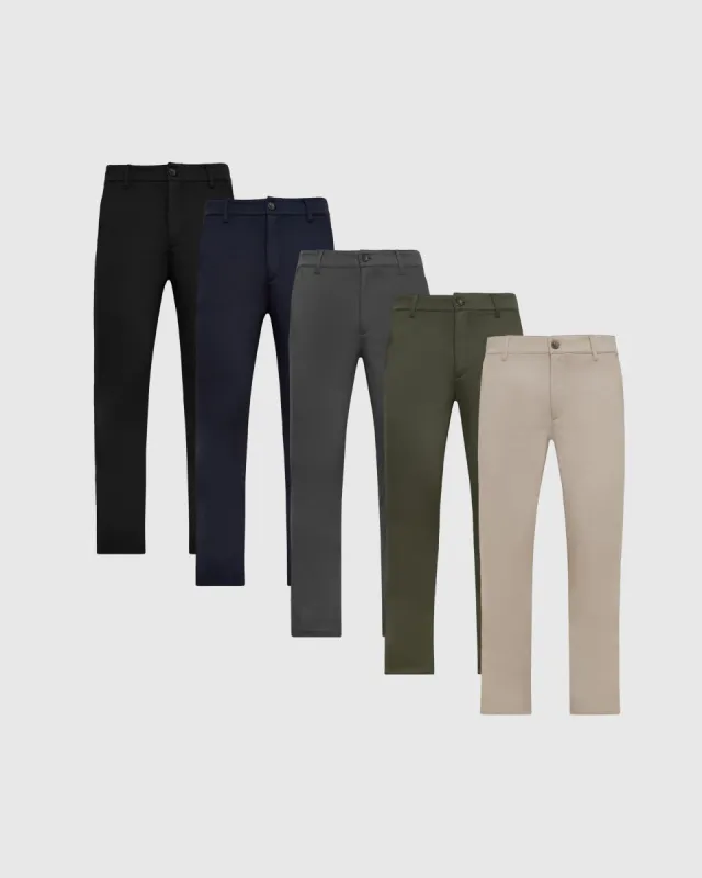 Weekday Comfort Chino Pants 5-Pack sold by True Classic