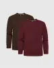Seasonal Fleece Crew Sweatshirt 2-Pack sold by True Classic
