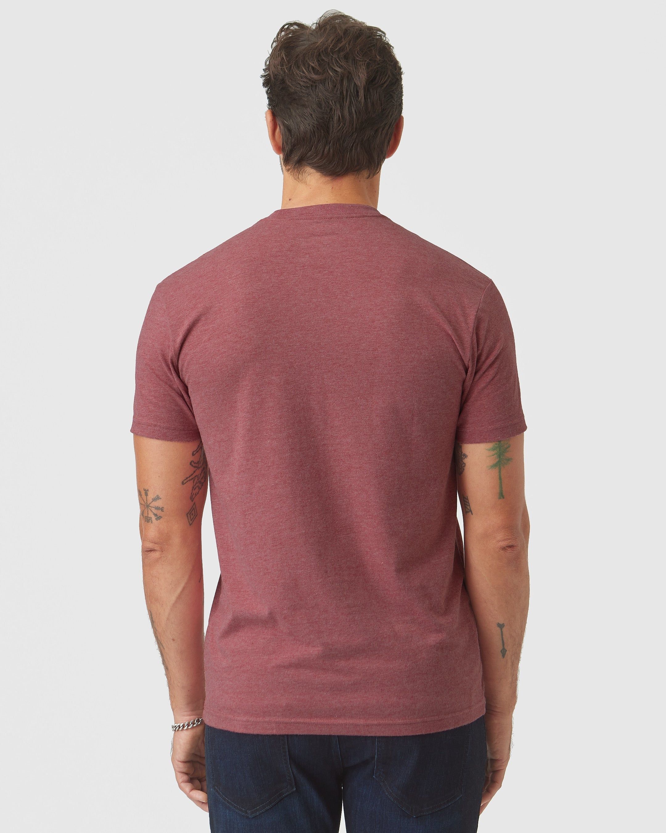 Heather Crimson Crew Neck sold by True Classic product image thumbnail 3