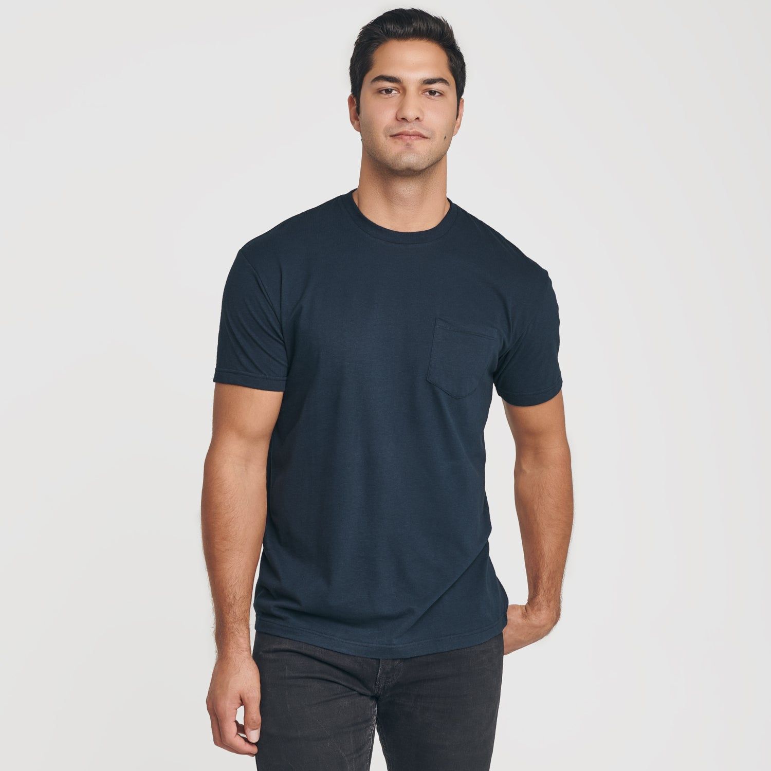 Navy Pocket Crew Tee sold by True Classic