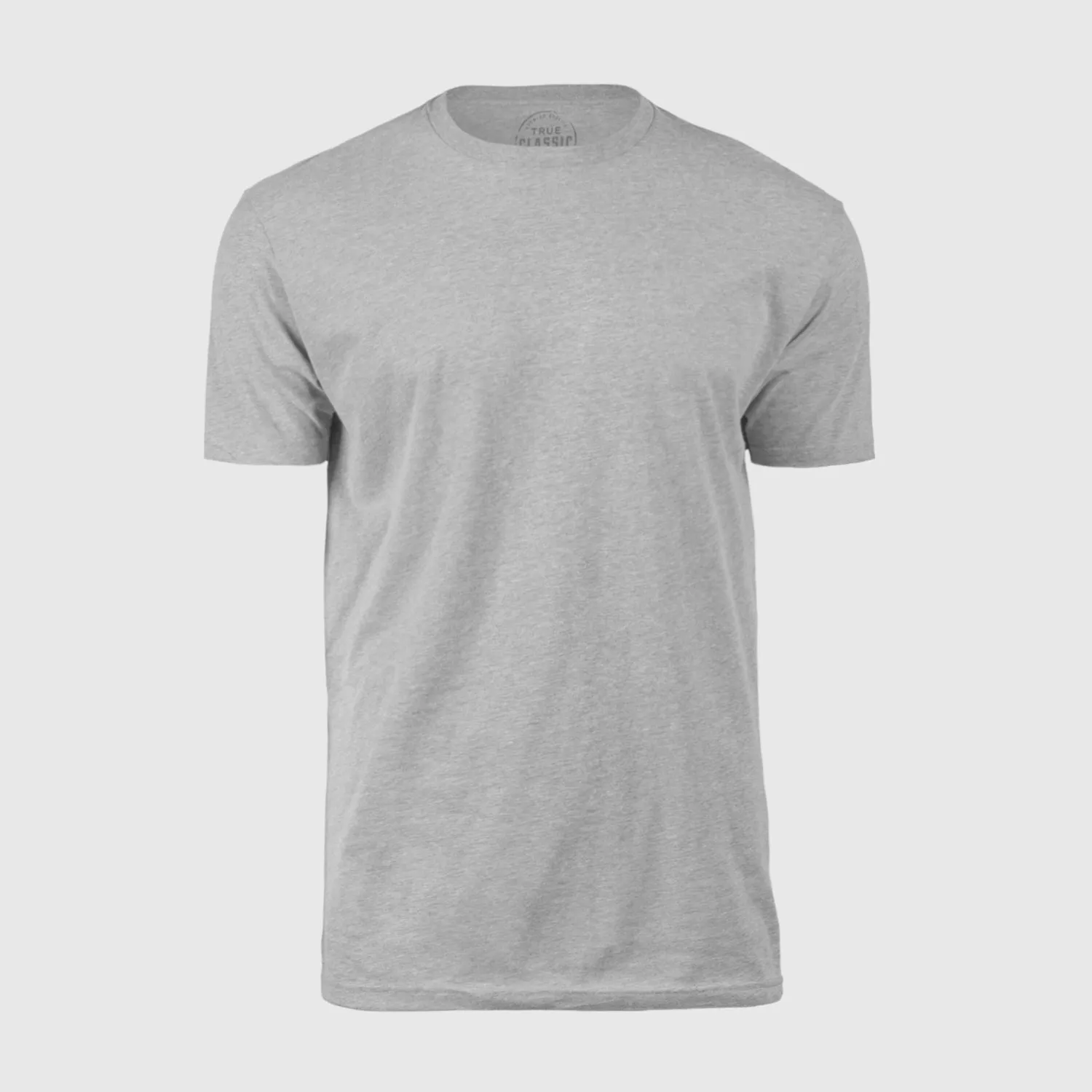 Heather Gray Short Sleeve Crew Neck Tee sold by True Classic product image thumbnail 2