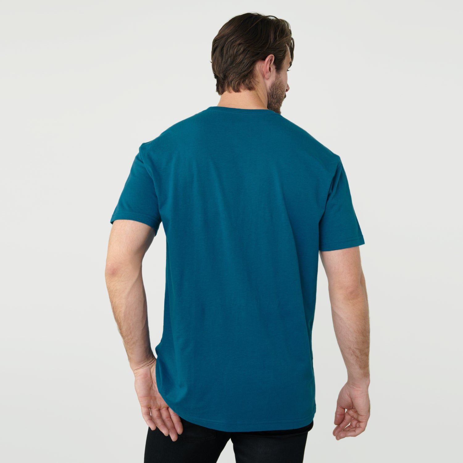 Teal Crew Neck T-Shirt sold by True Classic product image thumbnail 3