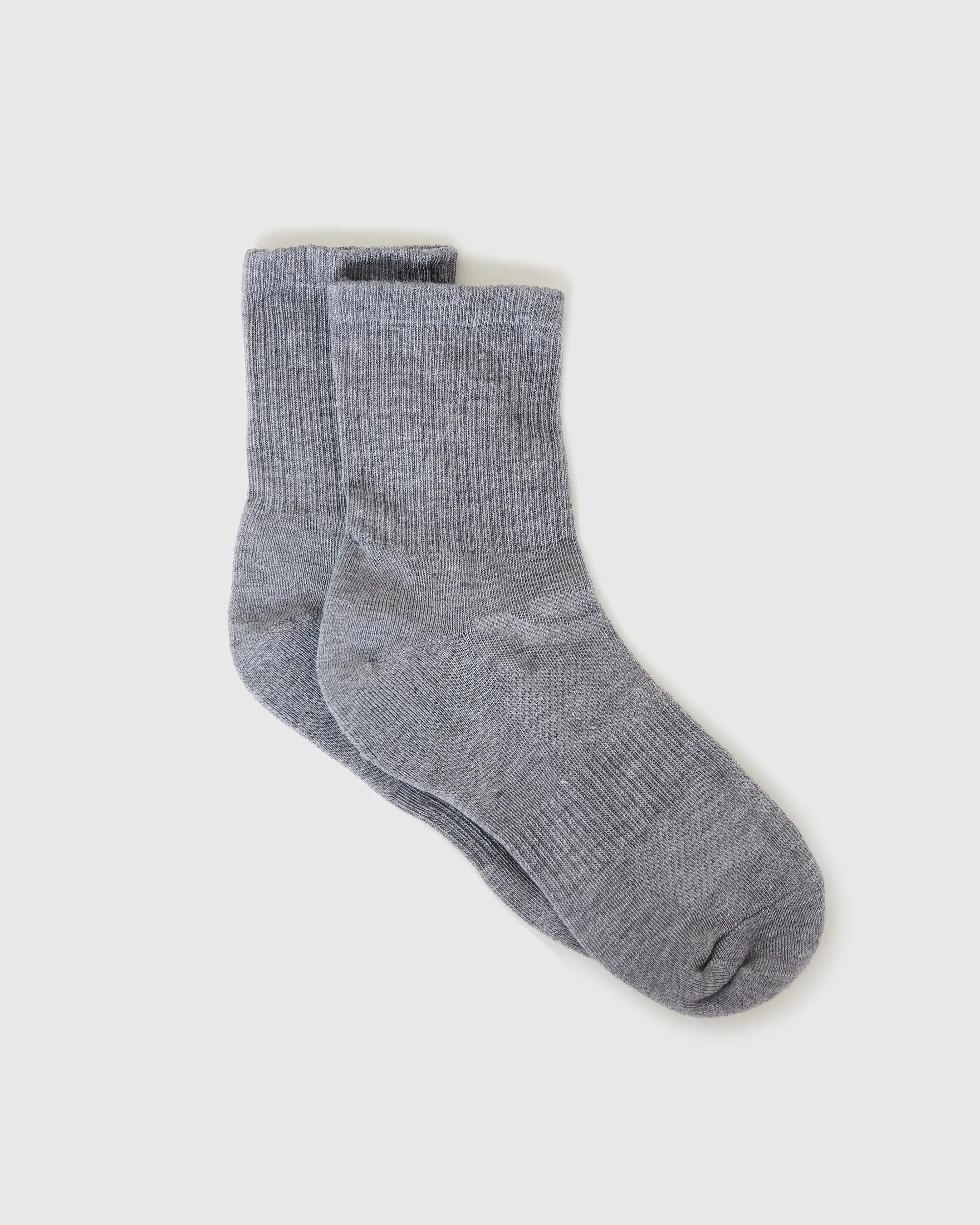 Heather Gray Half Crew Socks 12-Pack sold by True Classic product image thumbnail 4