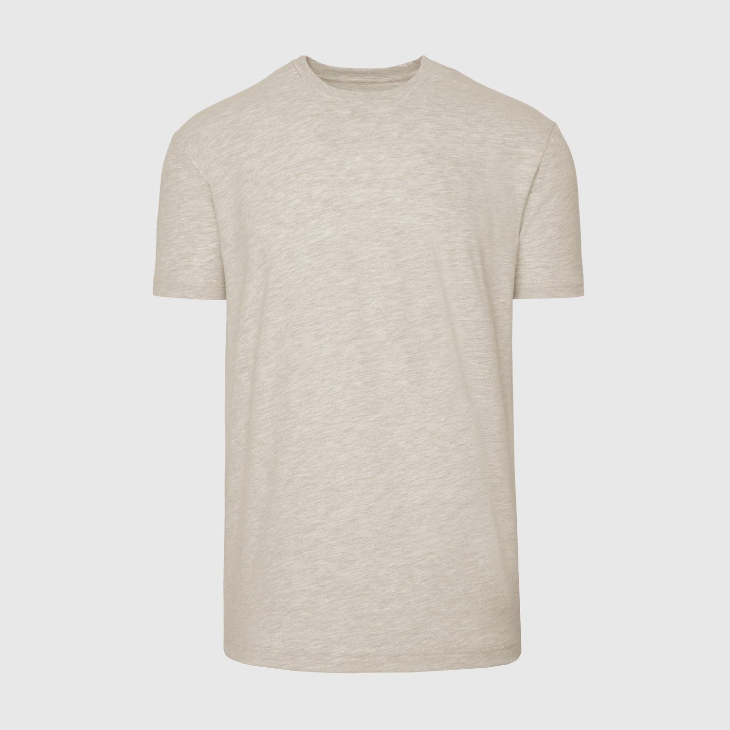 Heather Light Khaki Short Sleeve Crew Neck Tee sold by True Classic product image thumbnail 2