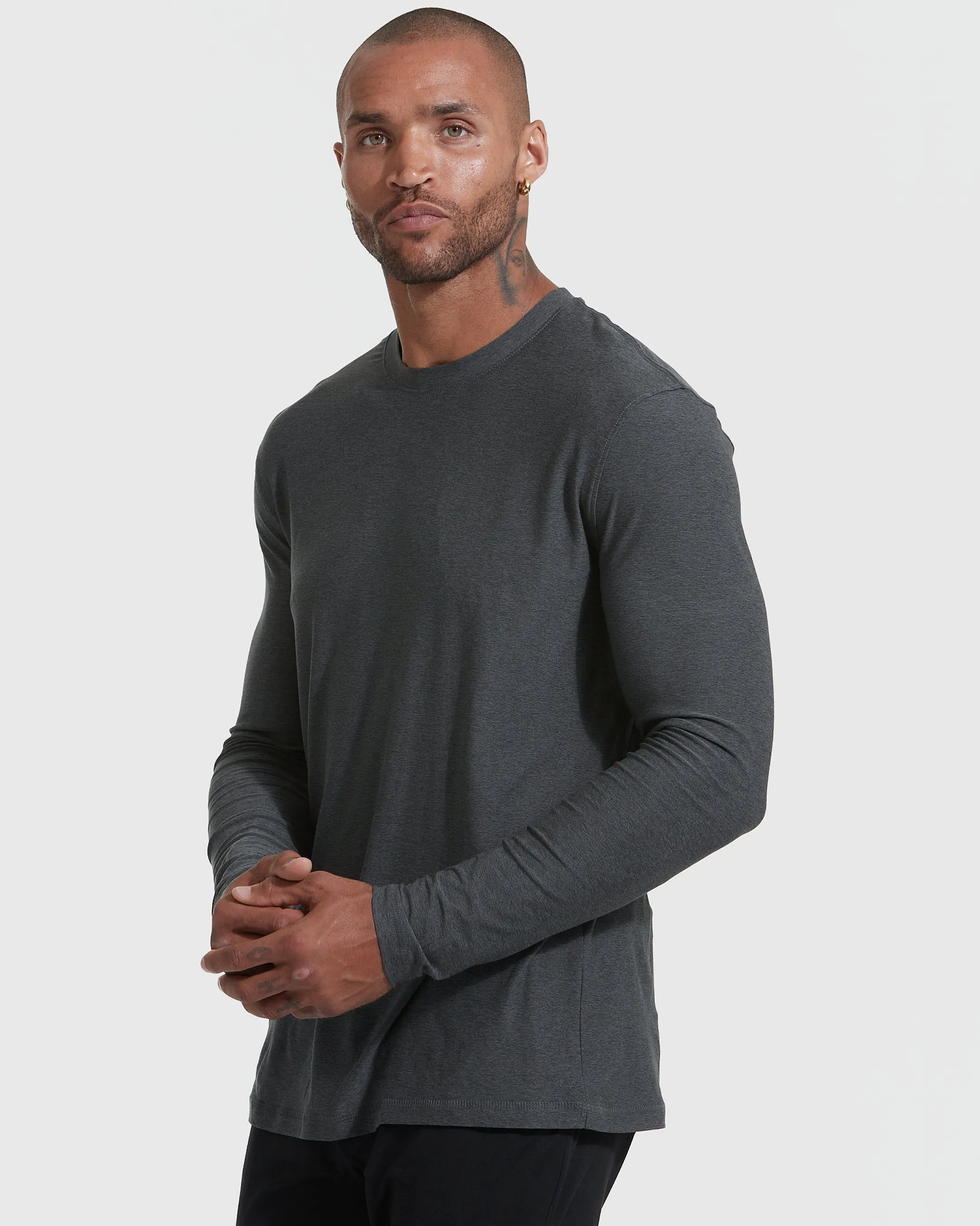 Essential Active Long Sleeve Crew 6-Pack sold by True Classic product image thumbnail 3
