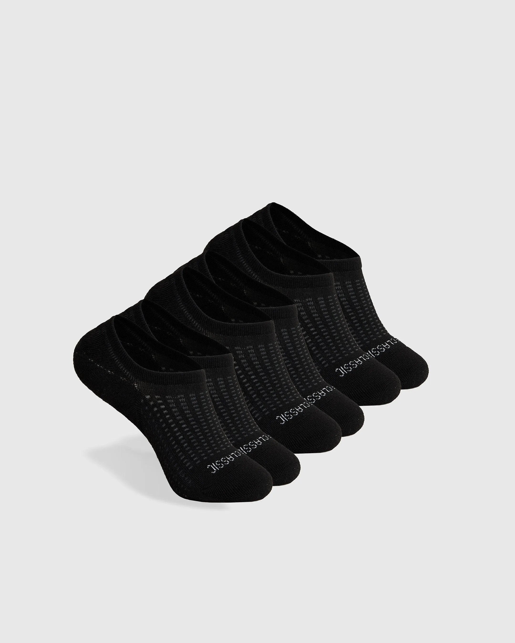 Black Active No Show Socks 3-Pack sold by True Classic