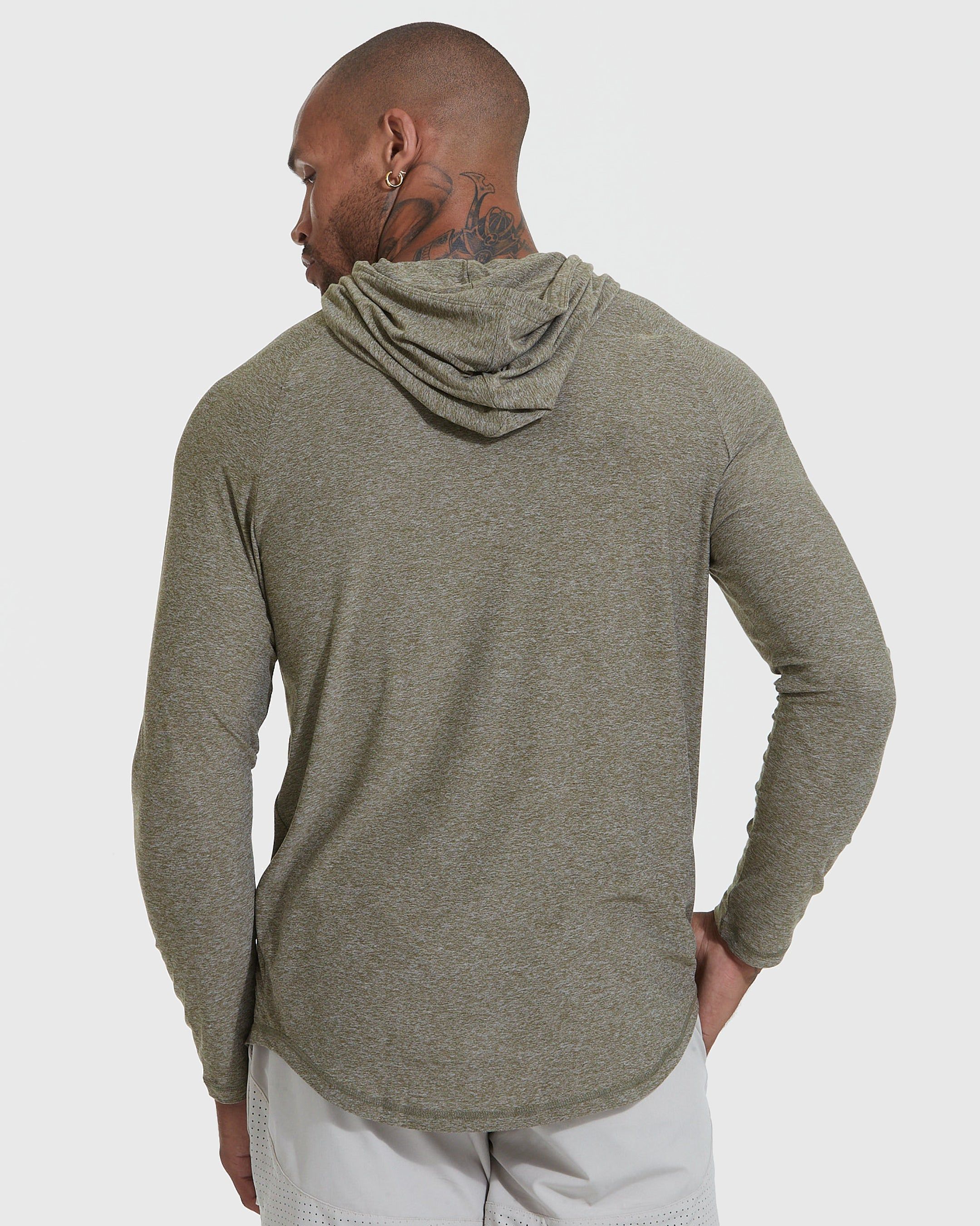 Heather Military Green Active Hoodie sold by True Classic product image thumbnail 4