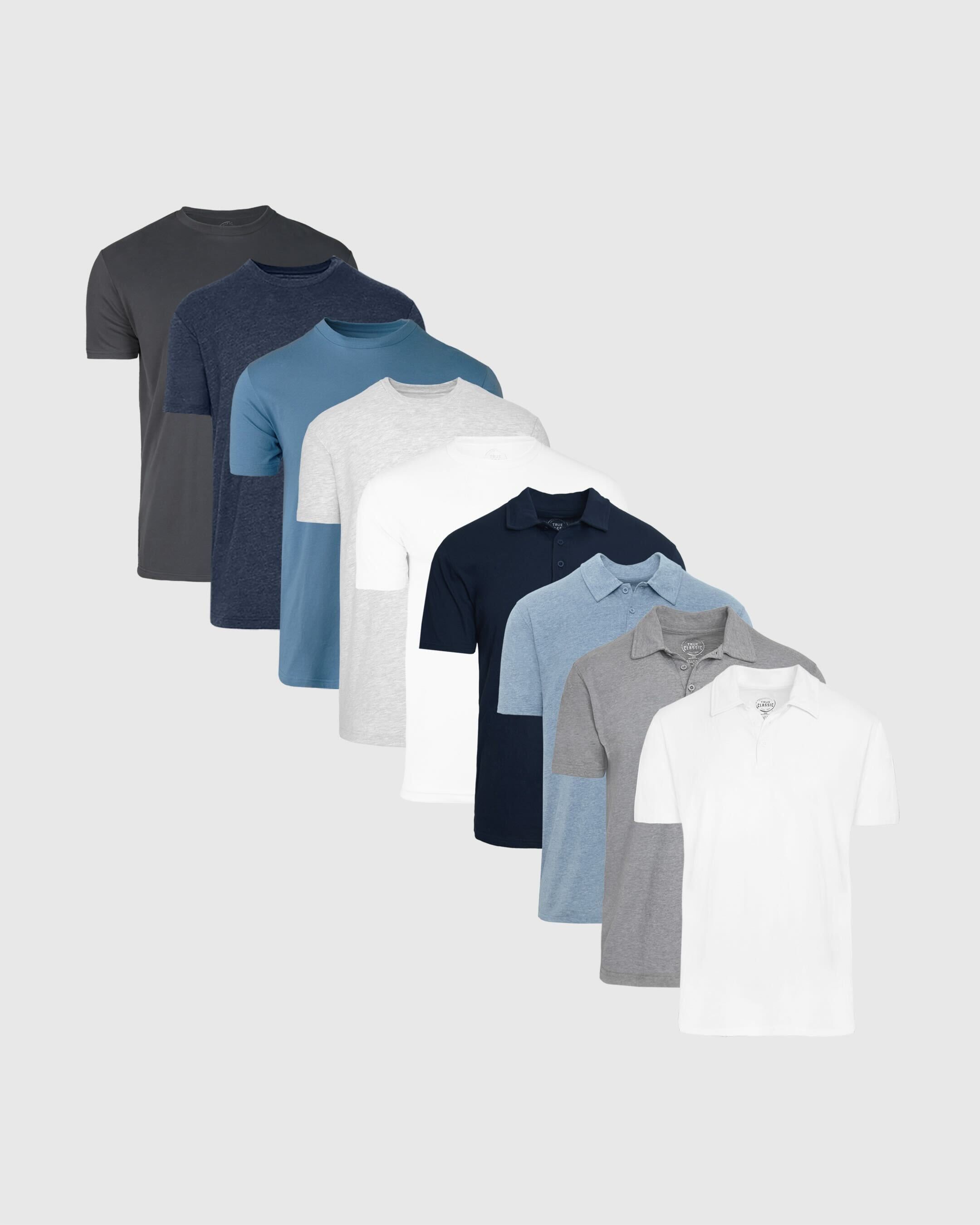 Cool Crews & Polos 9-Pack sold by True Classic