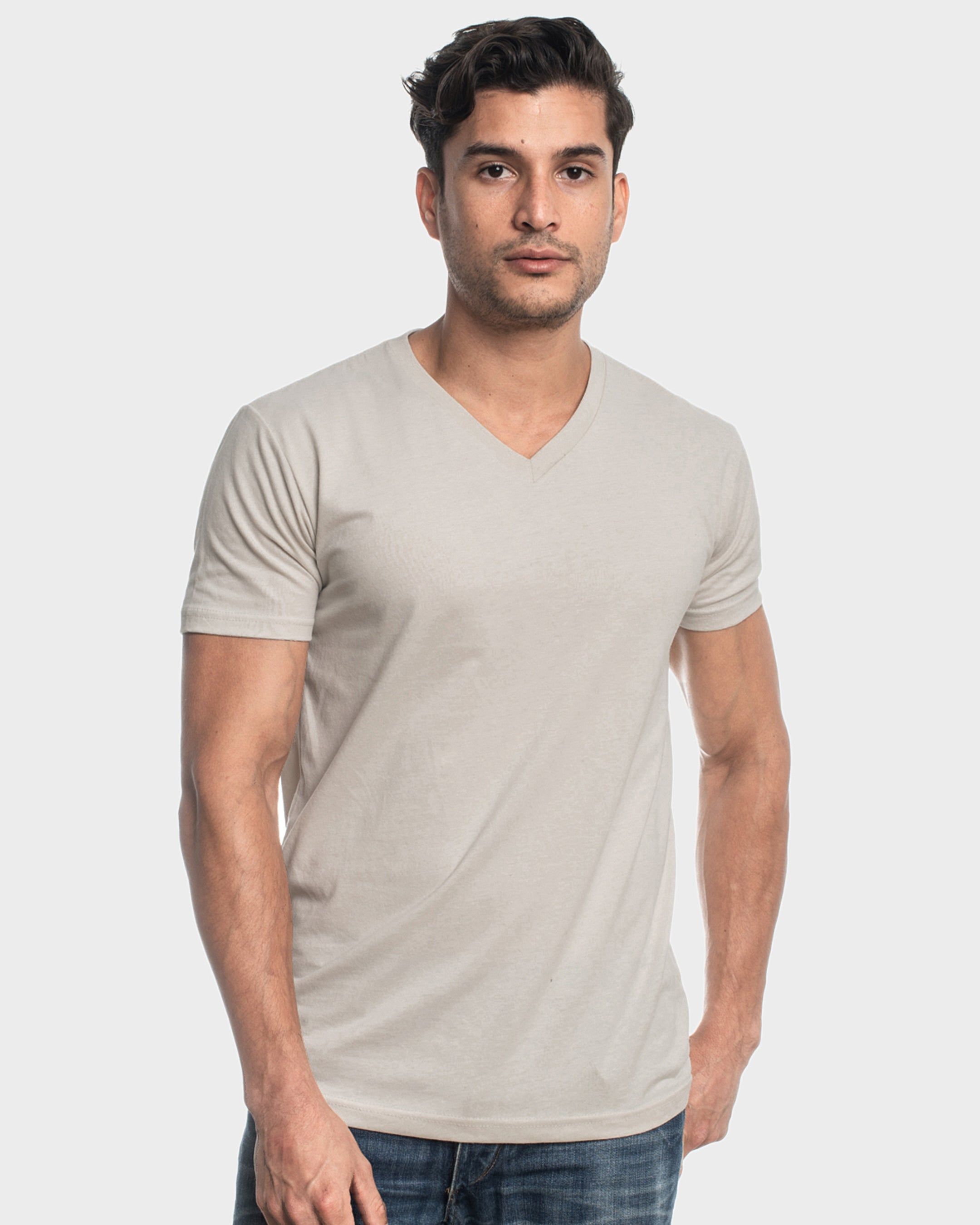 Sand V-Neck T-Shirt sold by True Classic