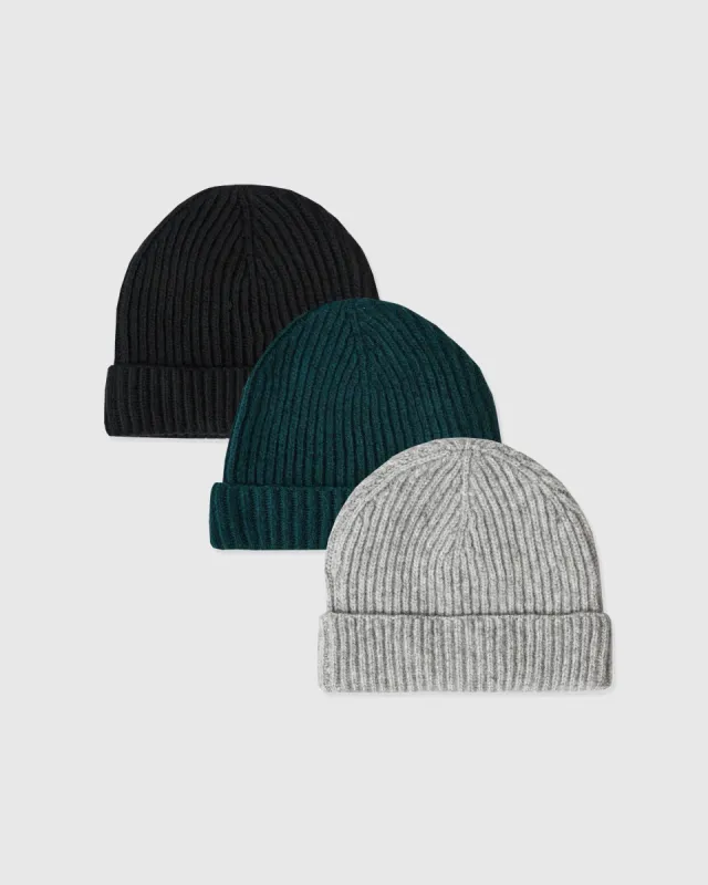 Multi Sweater Beanie 3-Pack sold by True Classic