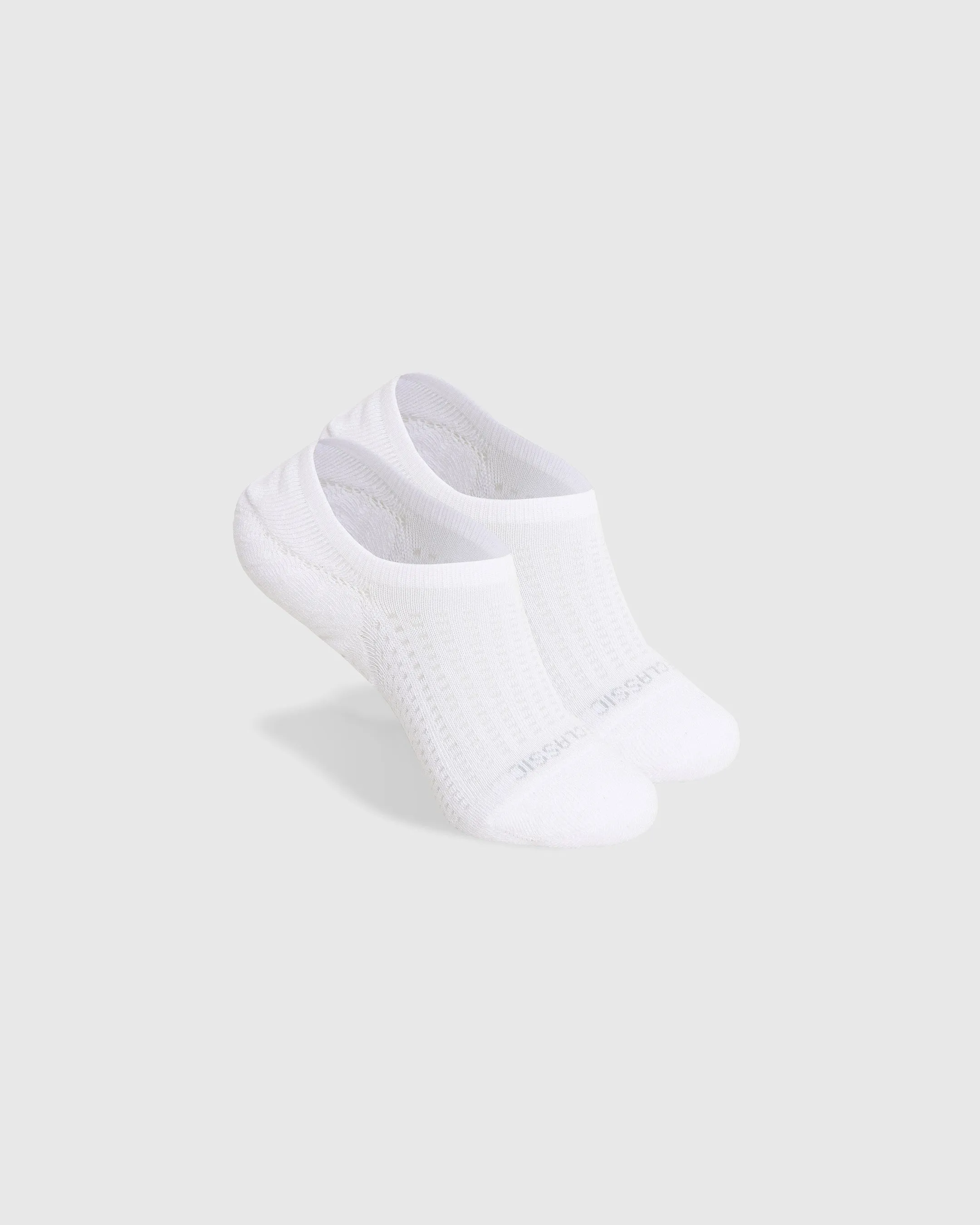 White Active Never Show Socks 3-Pack sold by True Classic product image thumbnail 4