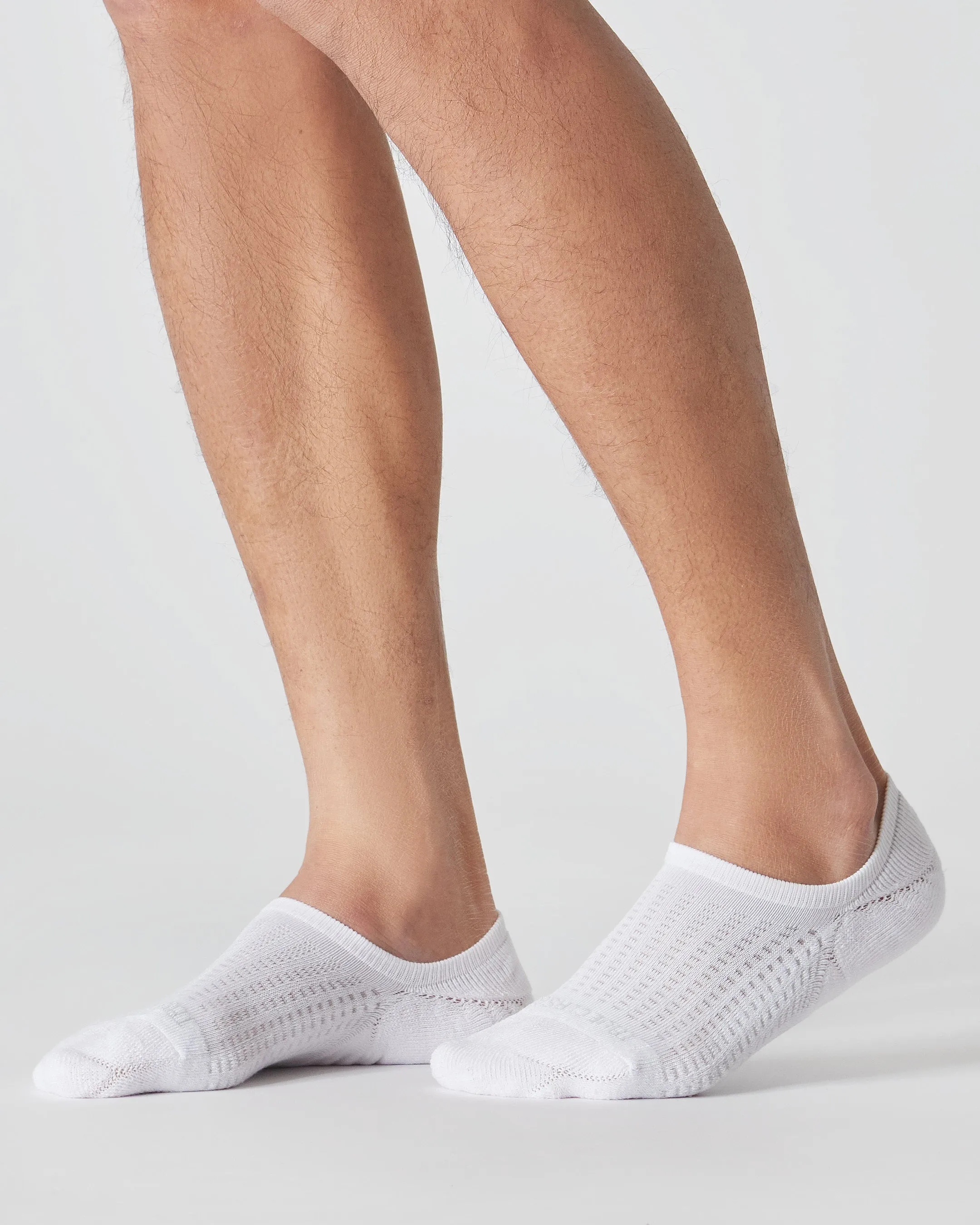 White Active Never Show Socks 3-Pack sold by True Classic product image thumbnail 3