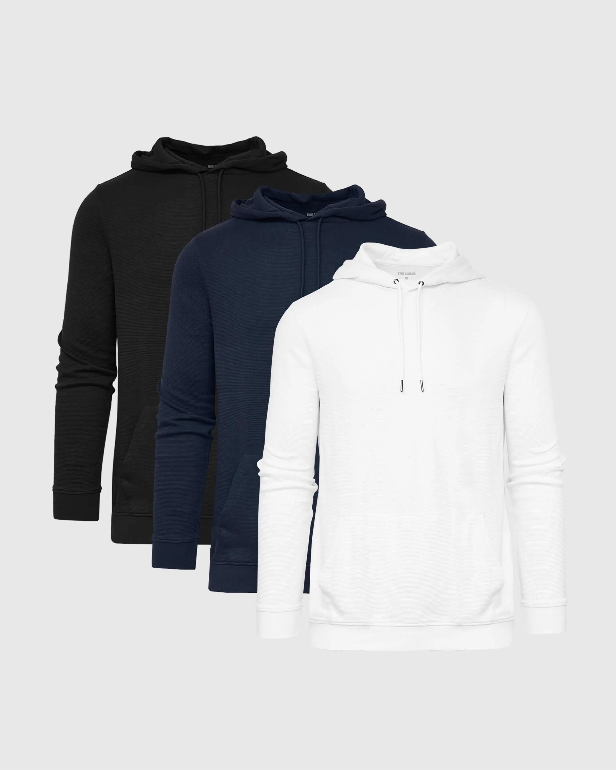 Core Waffle Hoodie 3-Pack sold by True Classic