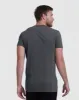 Carbon Tall Straight Hem Crew Neck T-Shirt sold by True Classic