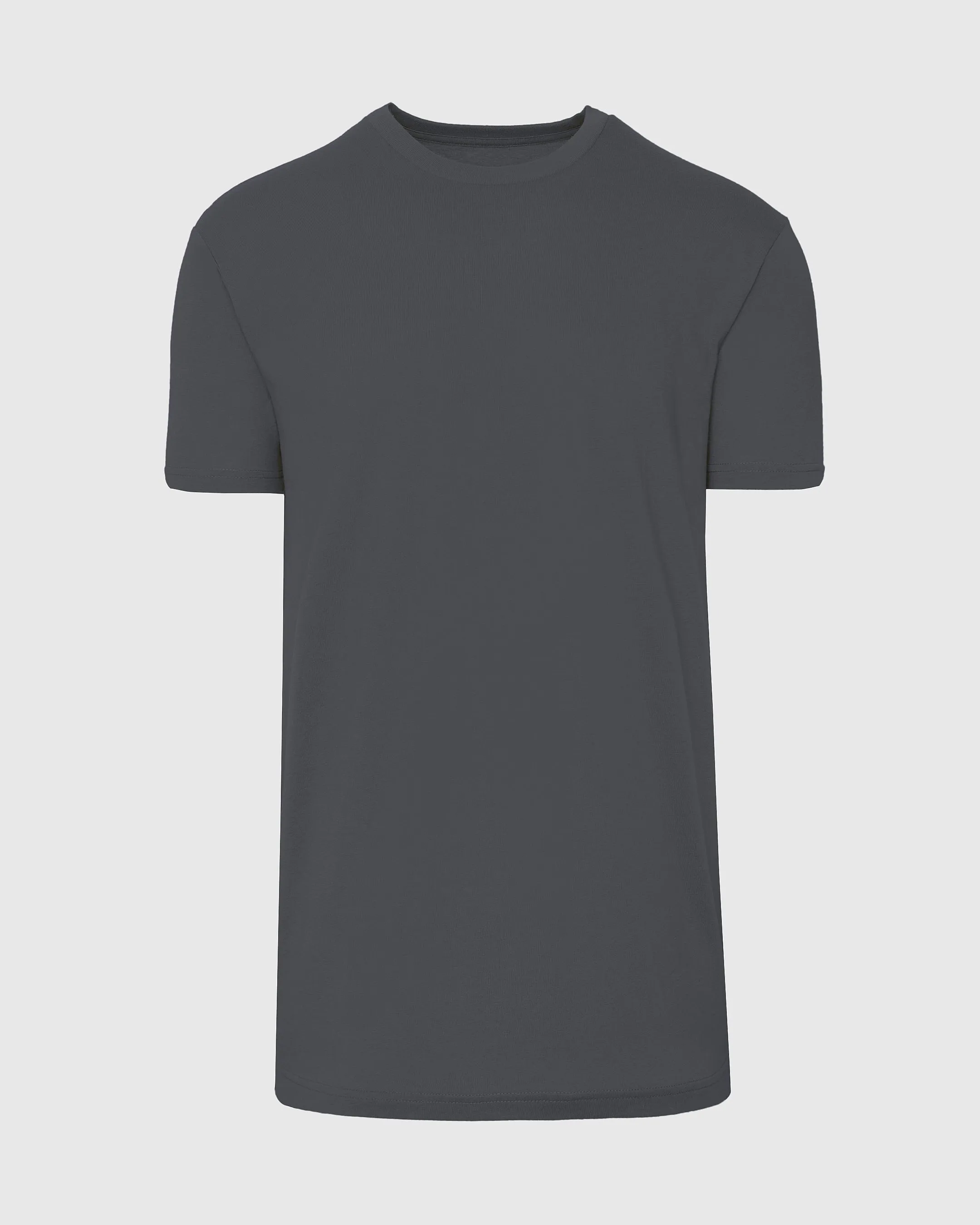 Carbon Tall Straight Hem Crew Neck T-Shirt sold by True Classic product image thumbnail 2