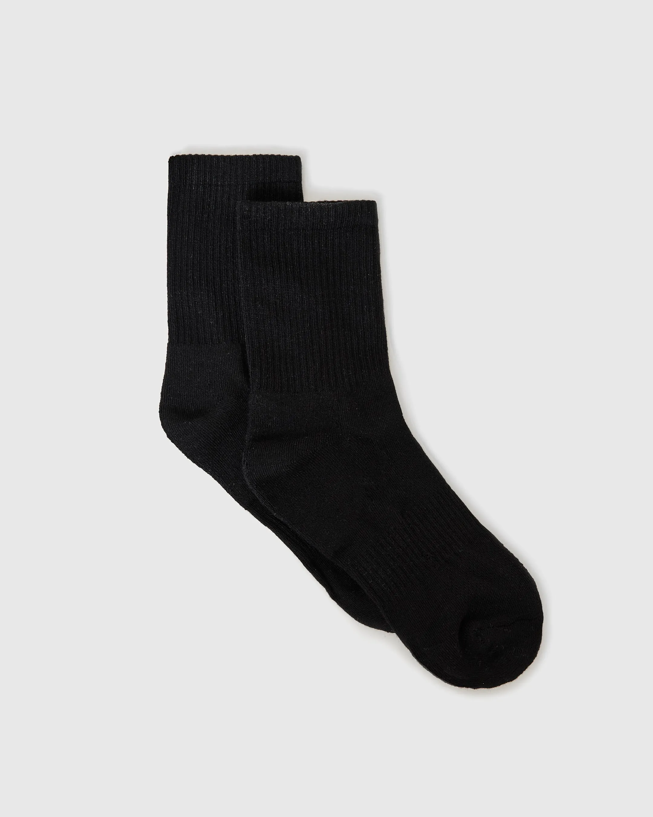 Black Half Crew Socks 12-Pack sold by True Classic product image thumbnail 4