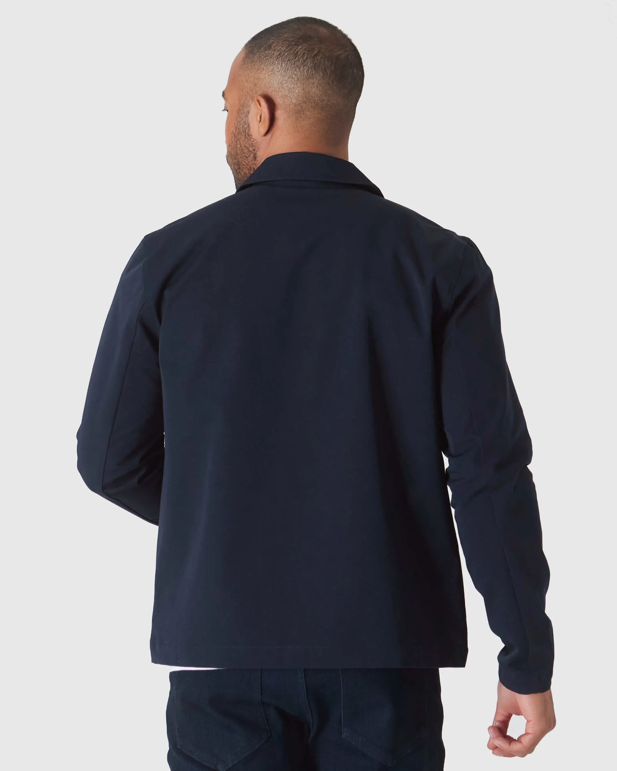 Navy Coaches Jacket sold by True Classic product image thumbnail 3