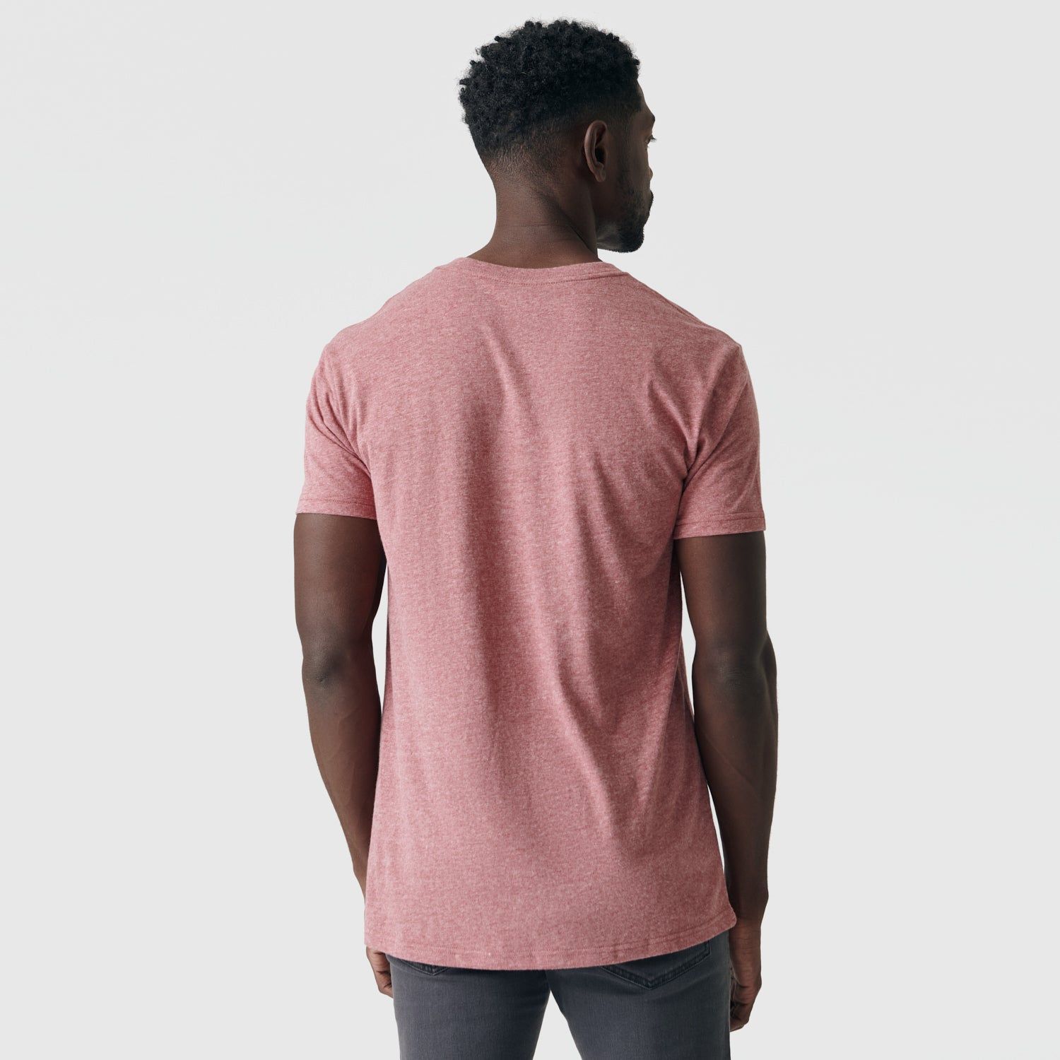 Heather Crimson V-Neck Tee sold by True Classic product image thumbnail 3
