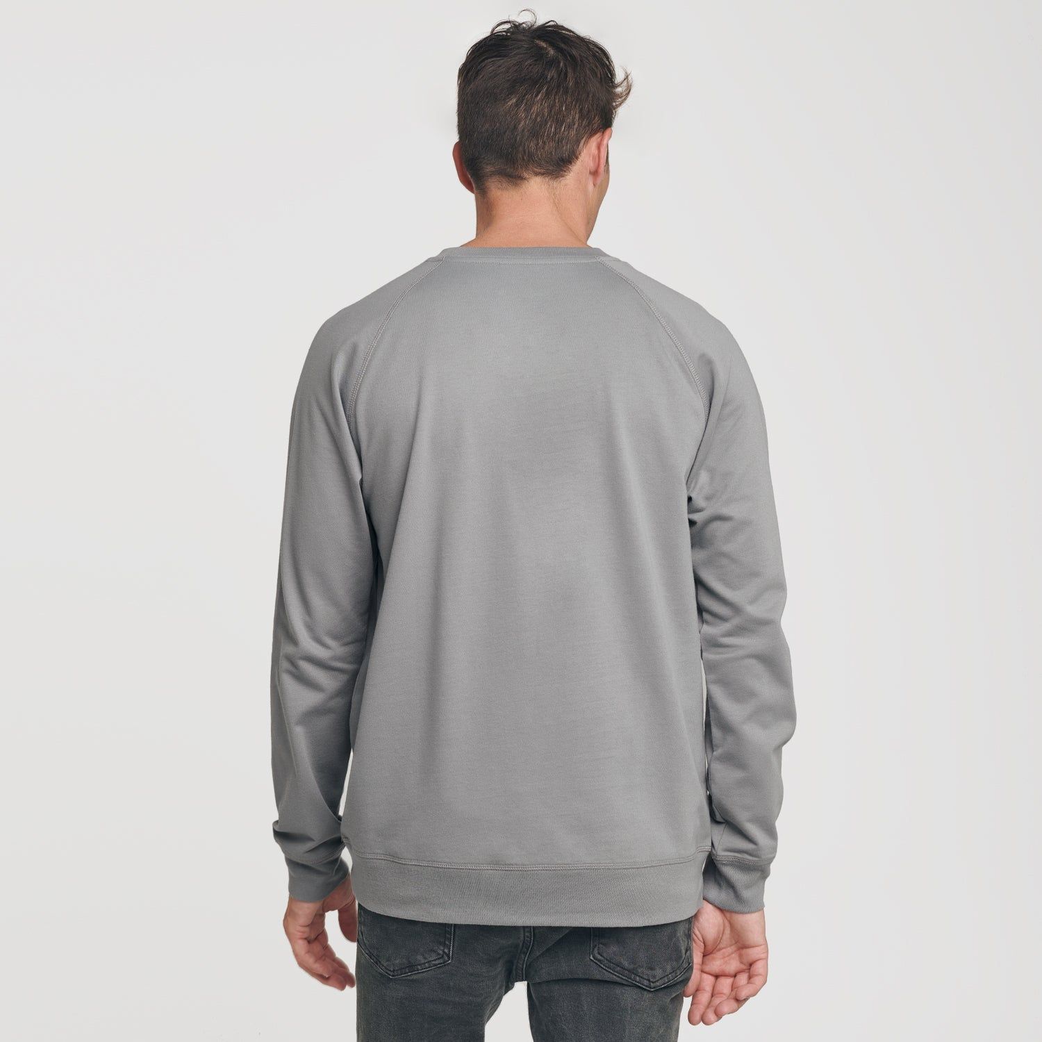 Slate French Terry Sweatshirt sold by True Classic product image thumbnail 3