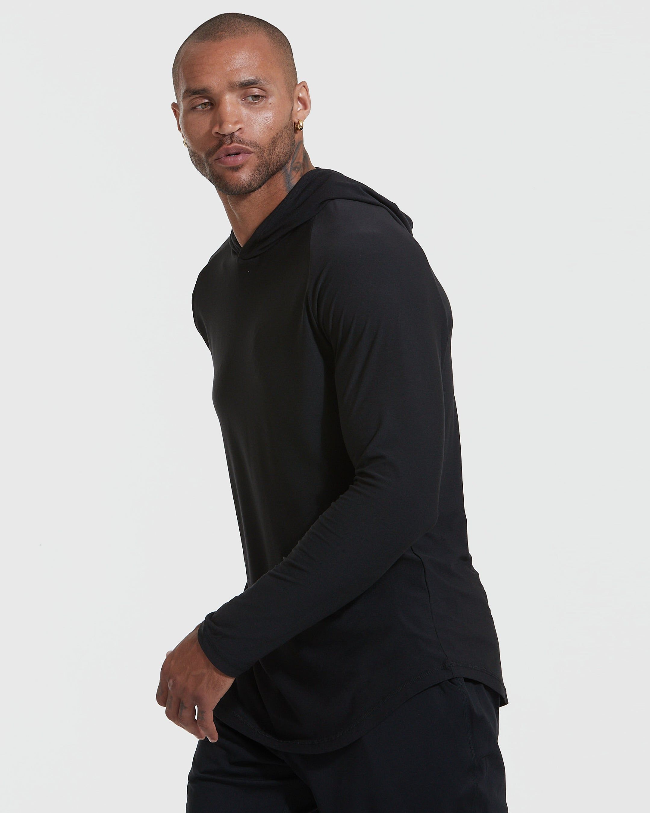 Black Active Hoodie sold by True Classic product image thumbnail 3