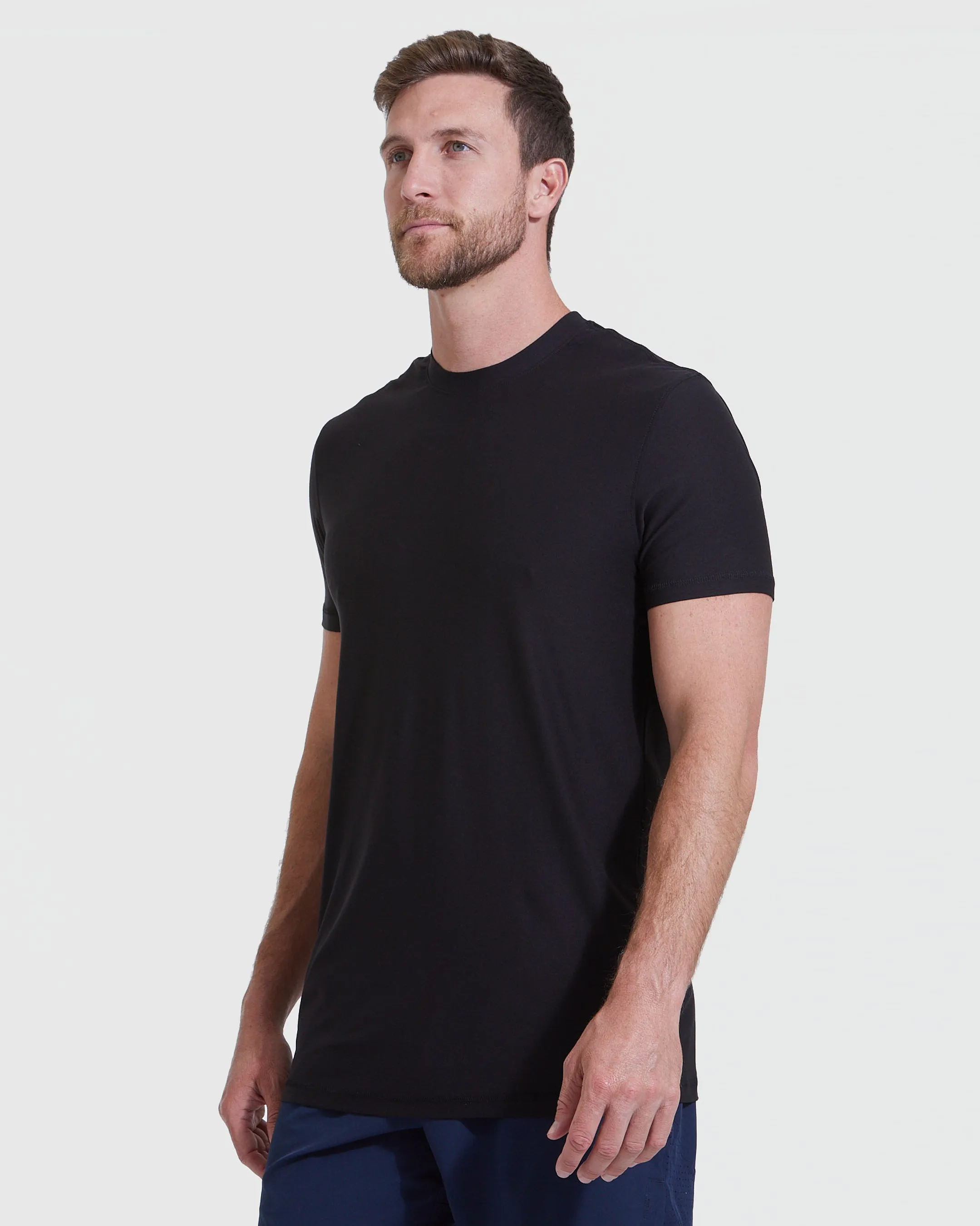Black Tall Active Crew Neck 2.0 sold by True Classic product image thumbnail 4