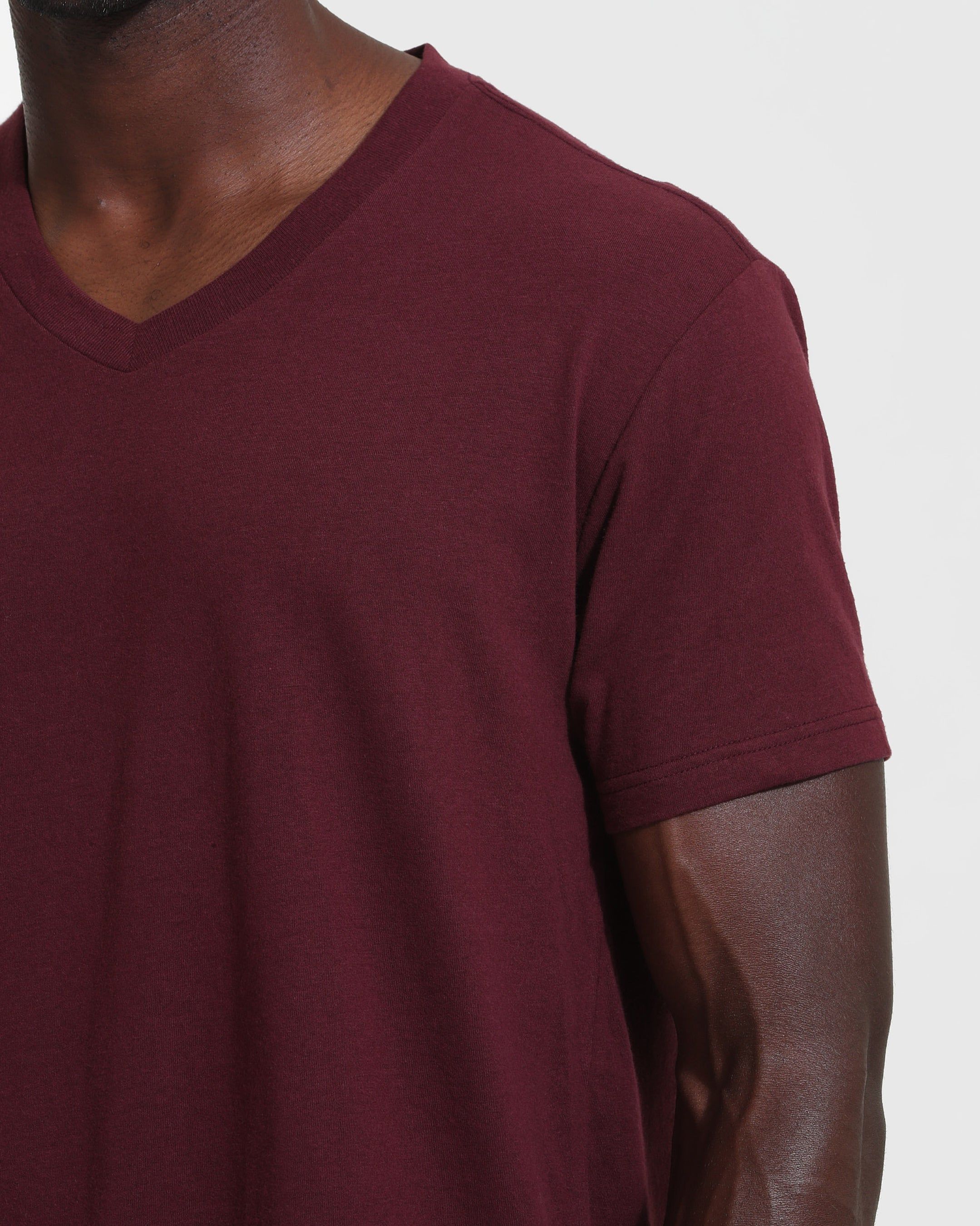Mahogany V-Neck T-Shirt sold by True Classic product image thumbnail 5