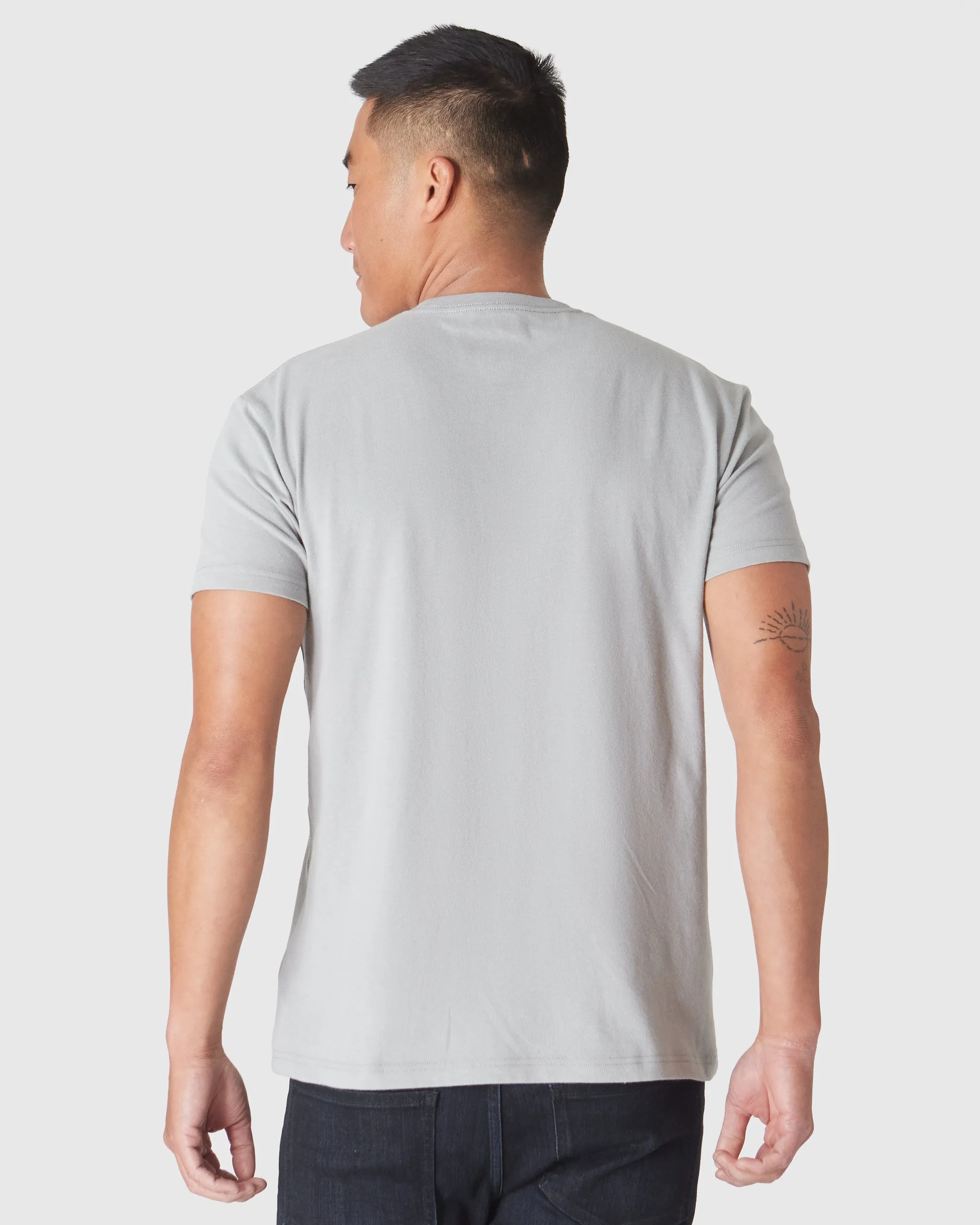 Steel Short Sleeve Crew Neck Tee sold by True Classic product image thumbnail 3