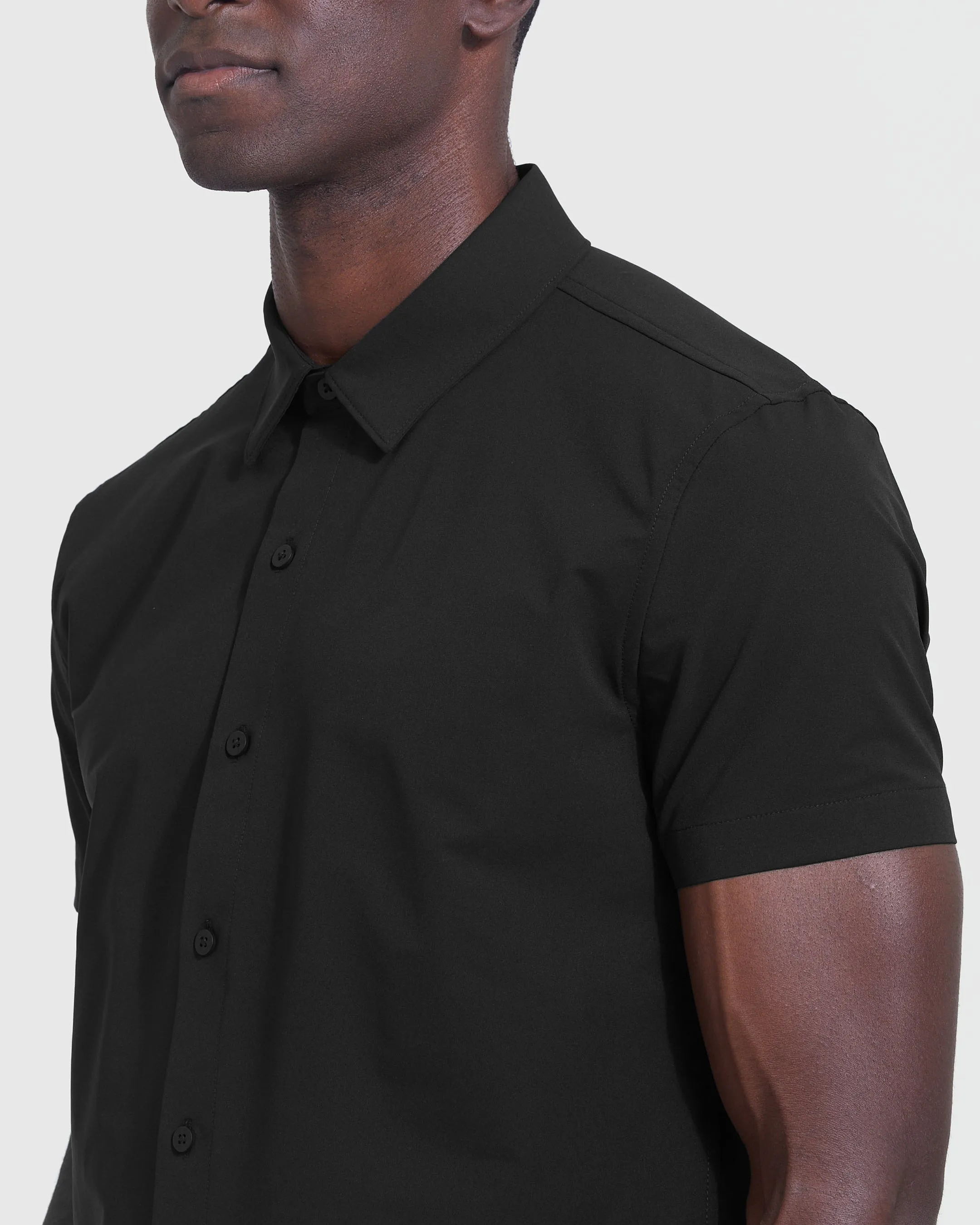 Black Commuter Short Sleeve Shirt sold by True Classic product image thumbnail 5