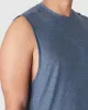 Heather Cadet Sleeveless Active Muscle Tee sold by True Classic