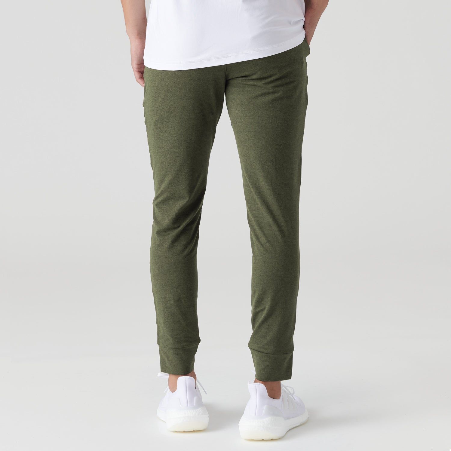 Dark Heather Military Green Active Joggers sold by True Classic product image thumbnail 3