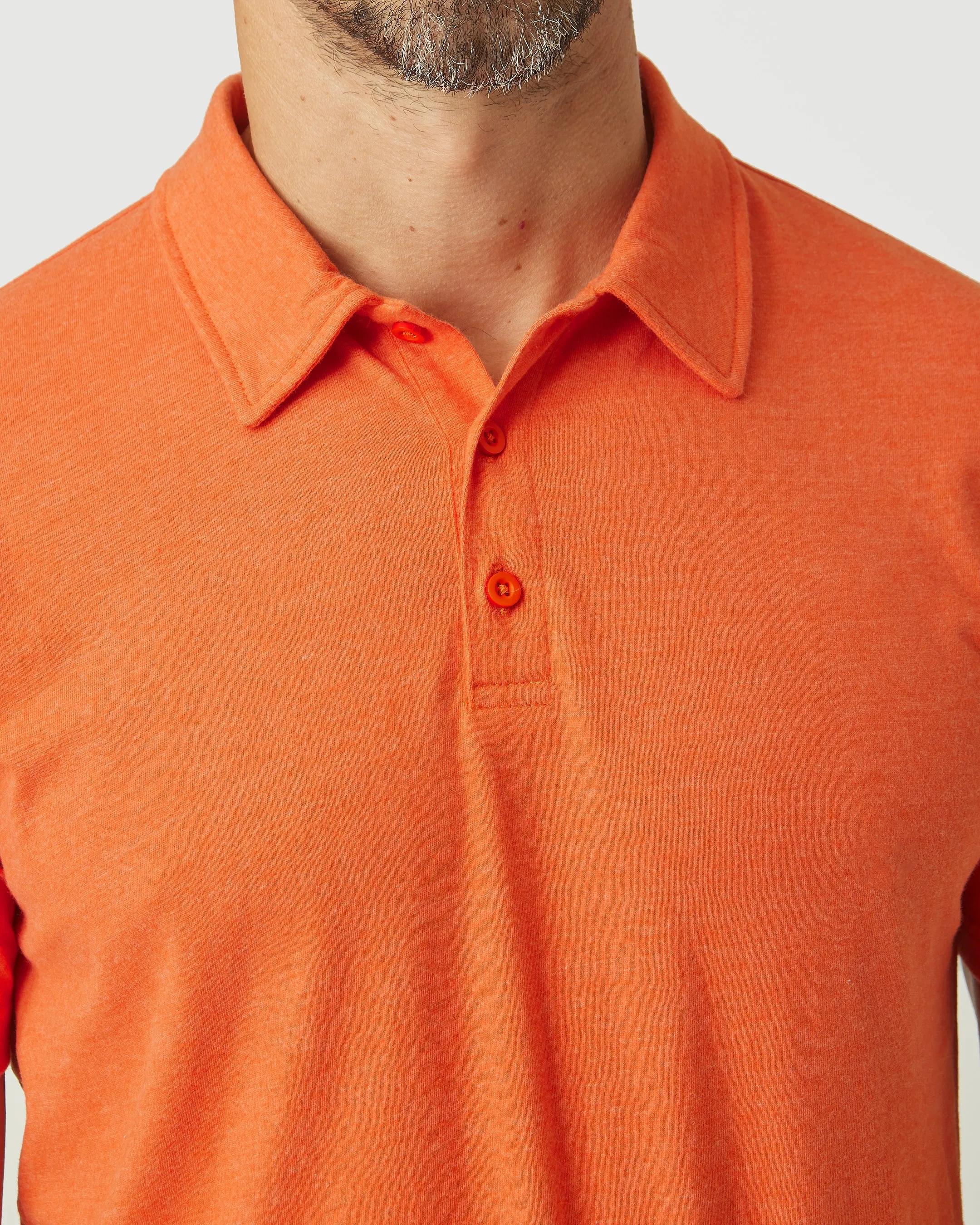 Burnt Orange Heather Short Sleeve Polo sold by True Classic product image thumbnail 5