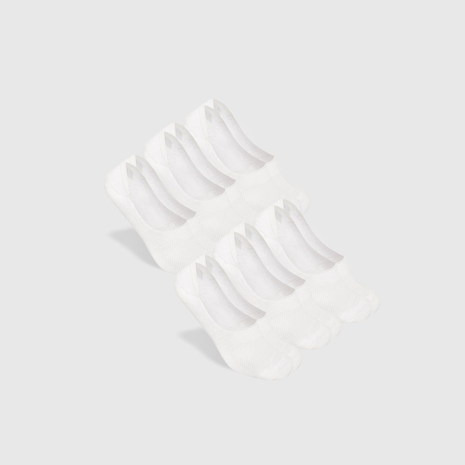 White No Show Socks 6-Pack sold by True Classic