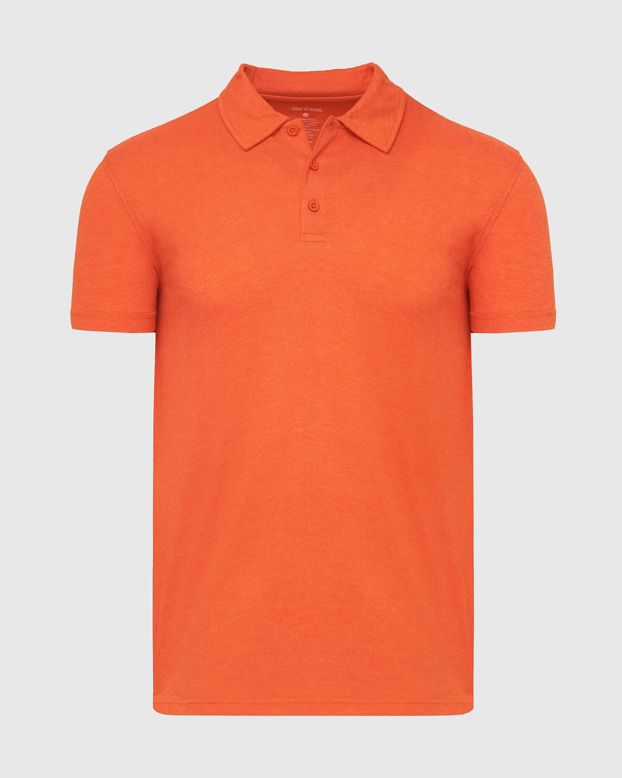 Burnt Orange Heather Short Sleeve Polo sold by True Classic product image thumbnail 2