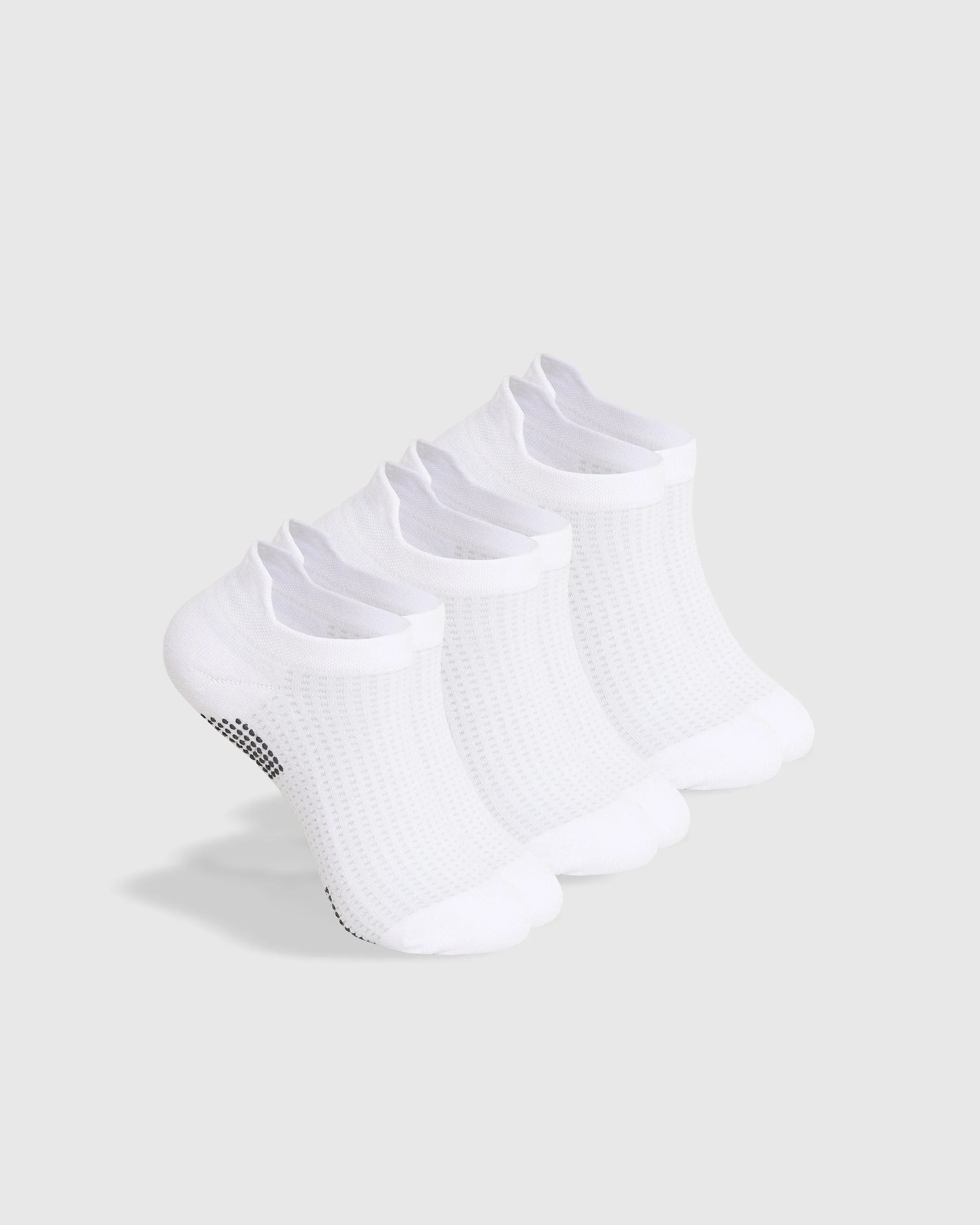 White Active Ankle Socks 3-Pack sold by True Classic