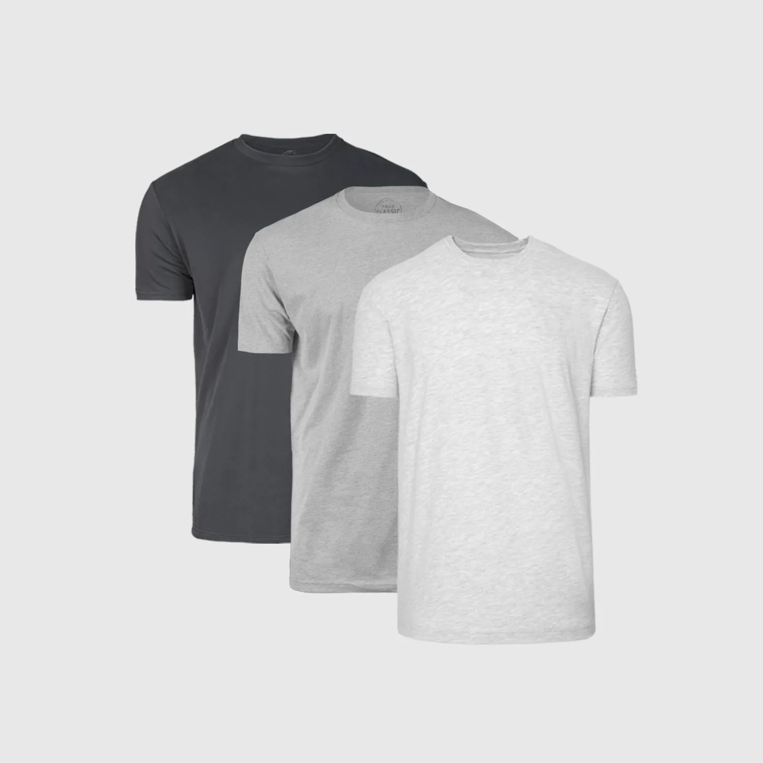 Gray Tones Short Sleeve Crew Neck 3-Pack sold by True Classic