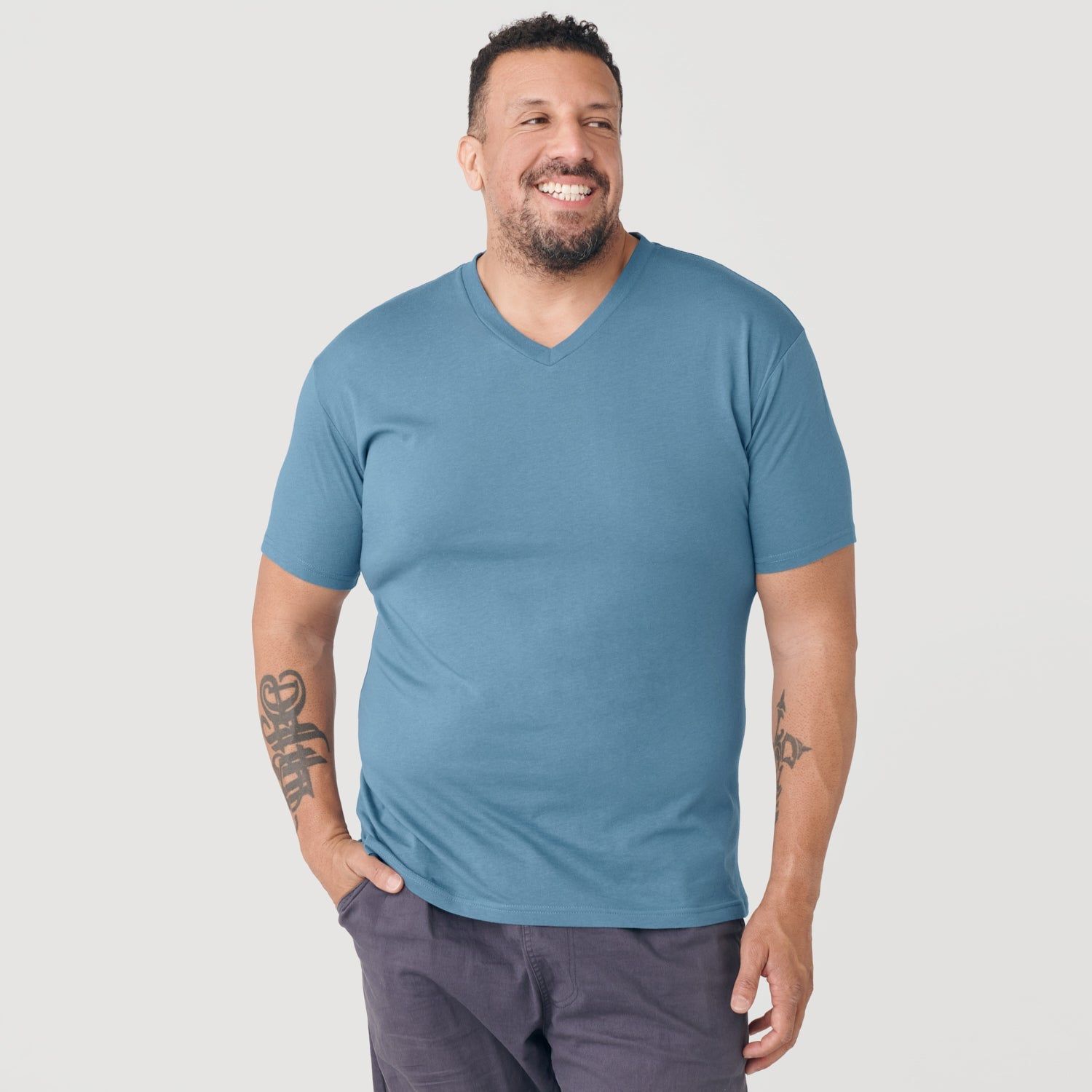 Bluestone V-Neck T-Shirt sold by True Classic product image thumbnail 5