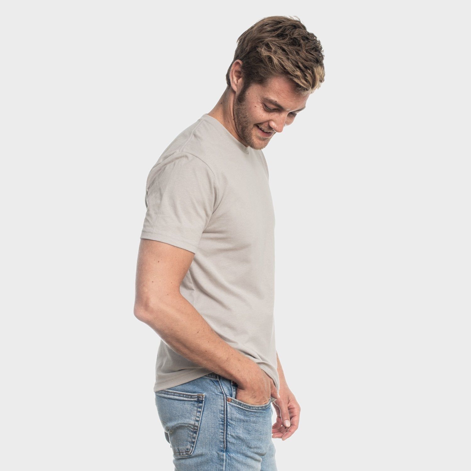 Sand Crew Neck T-Shirt sold by True Classic product image thumbnail 4