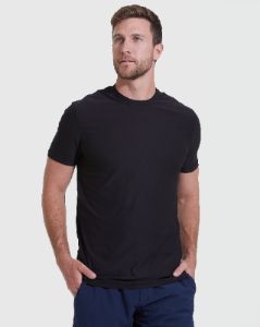 Black Tall Active Crew Neck sold by True Classic