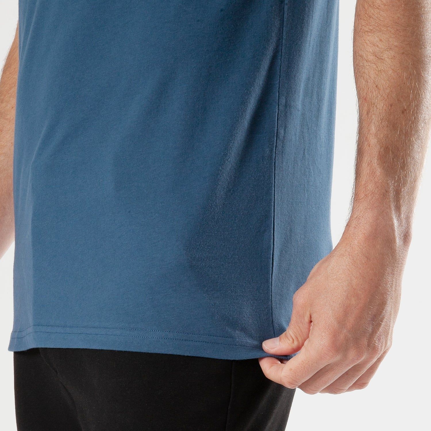 Stone Blue Tall Straight Hem Crew Neck T-Shirt sold by True Classic product image thumbnail 5