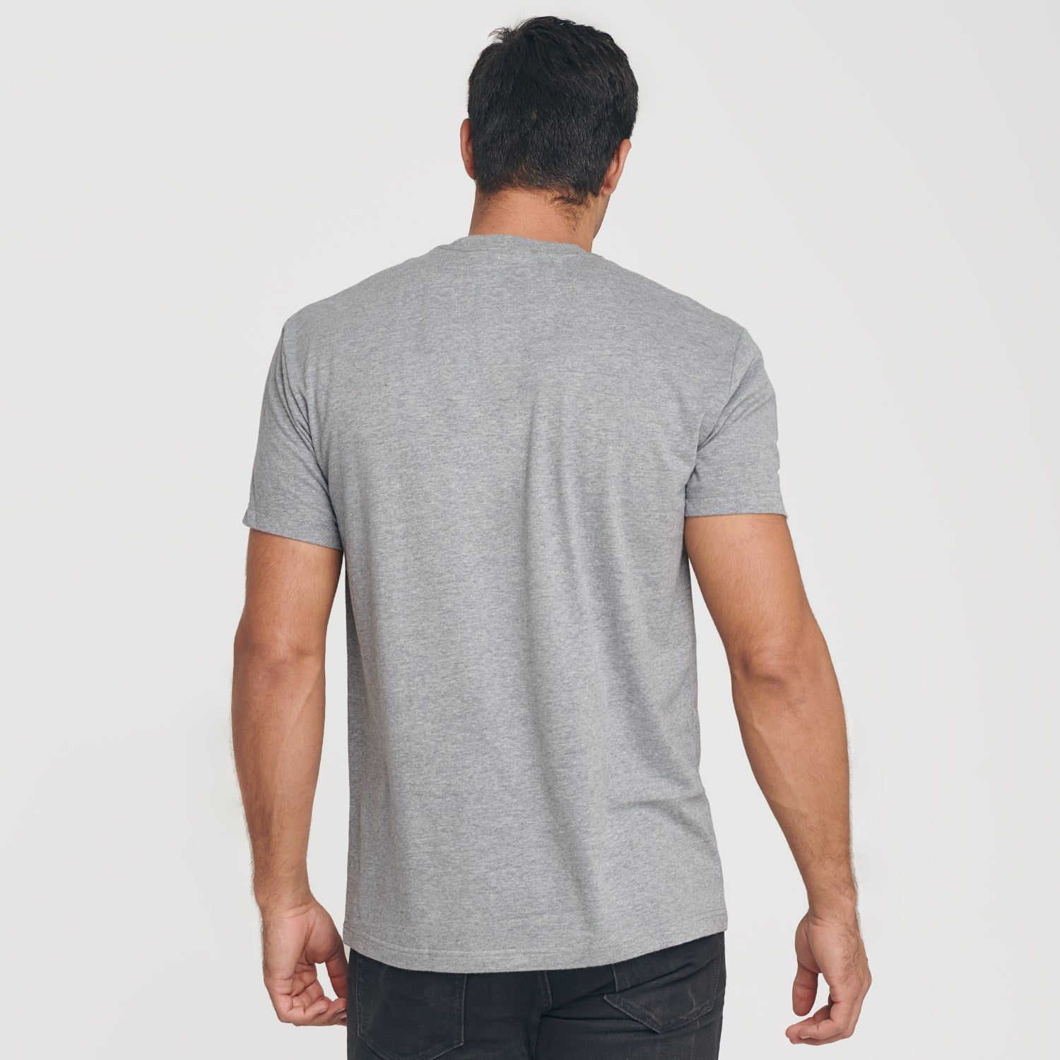 Heather Gray Pocket Crew Tee sold by True Classic product image thumbnail 3