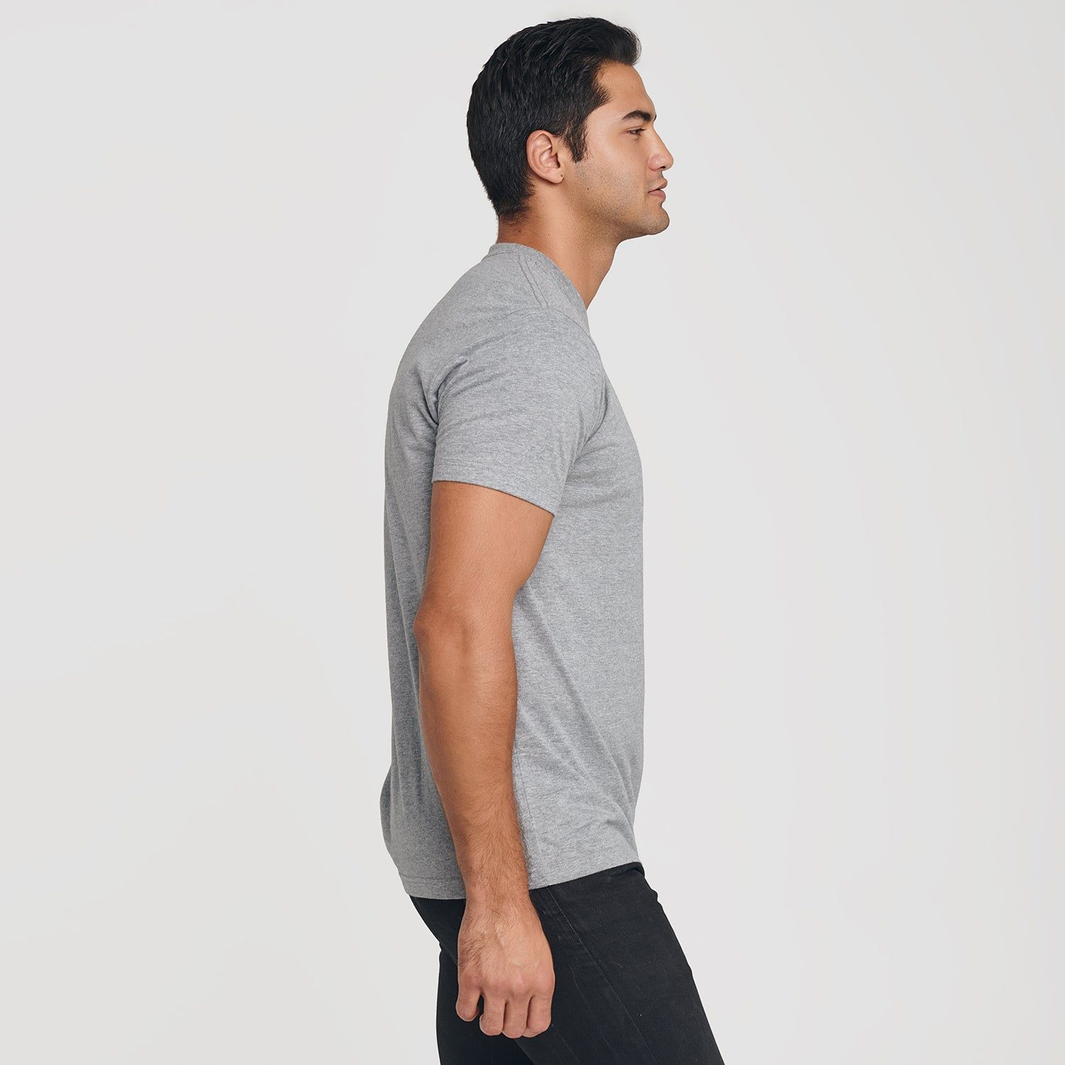 Heather Gray Pocket Crew Tee sold by True Classic product image thumbnail 4