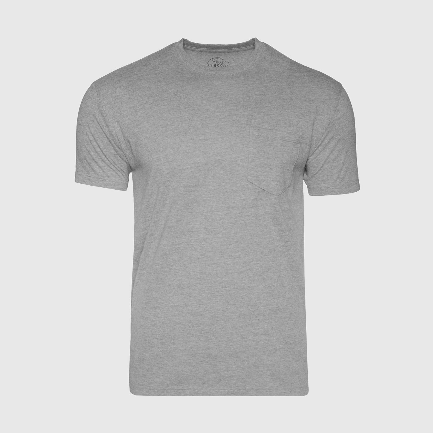 Heather Gray Pocket Crew Tee sold by True Classic product image thumbnail 2